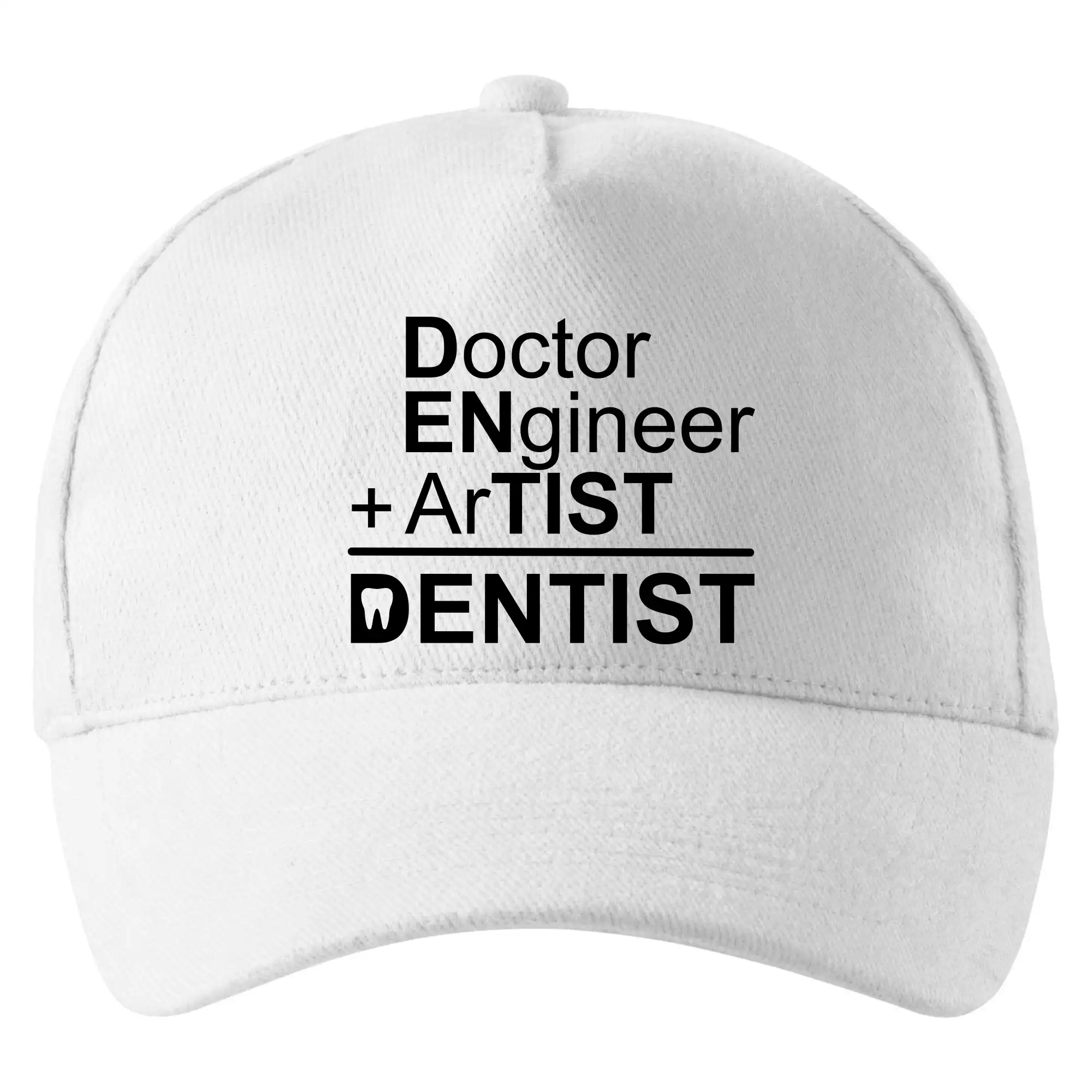 Tričká a mikiny pre zubárov - Čo znamená dentist - Šiltovka so zahnutým šiltom a mosaznou sponou