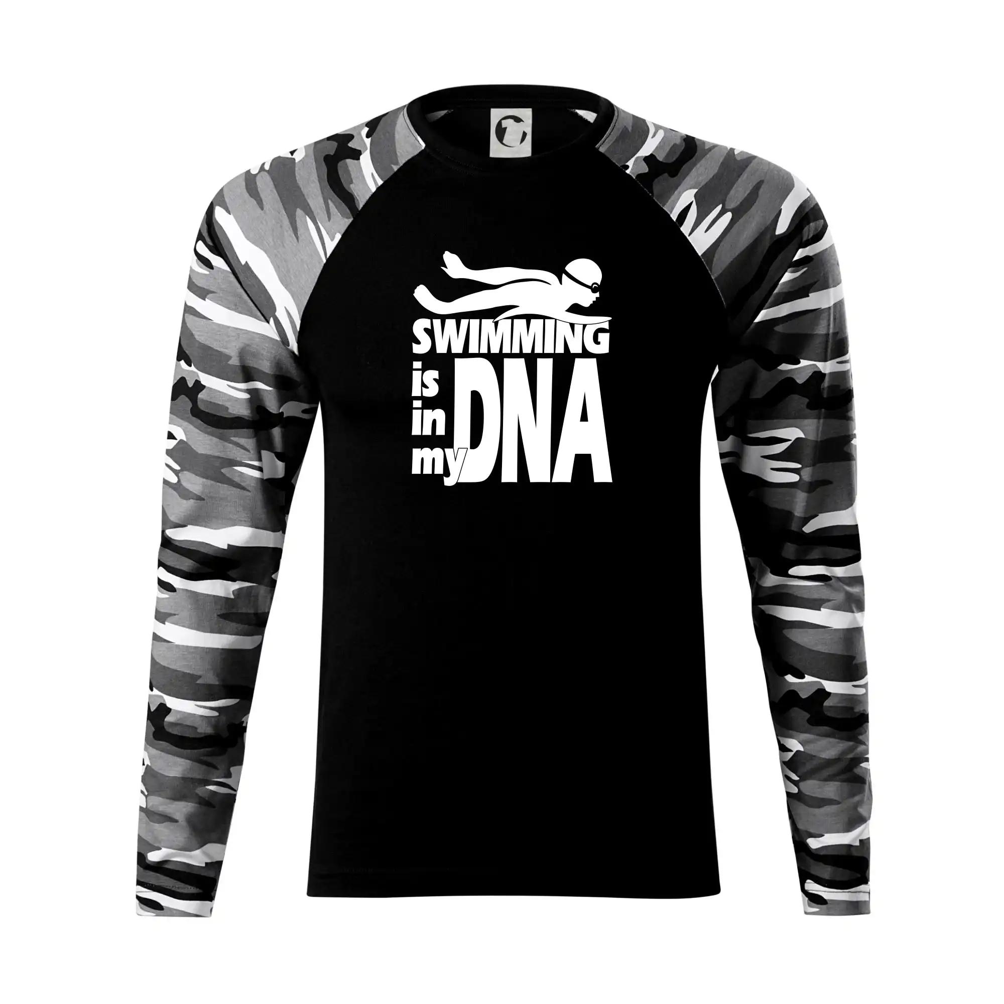 Ostatné športy - Swimming is in my DNA - Camouflage LS