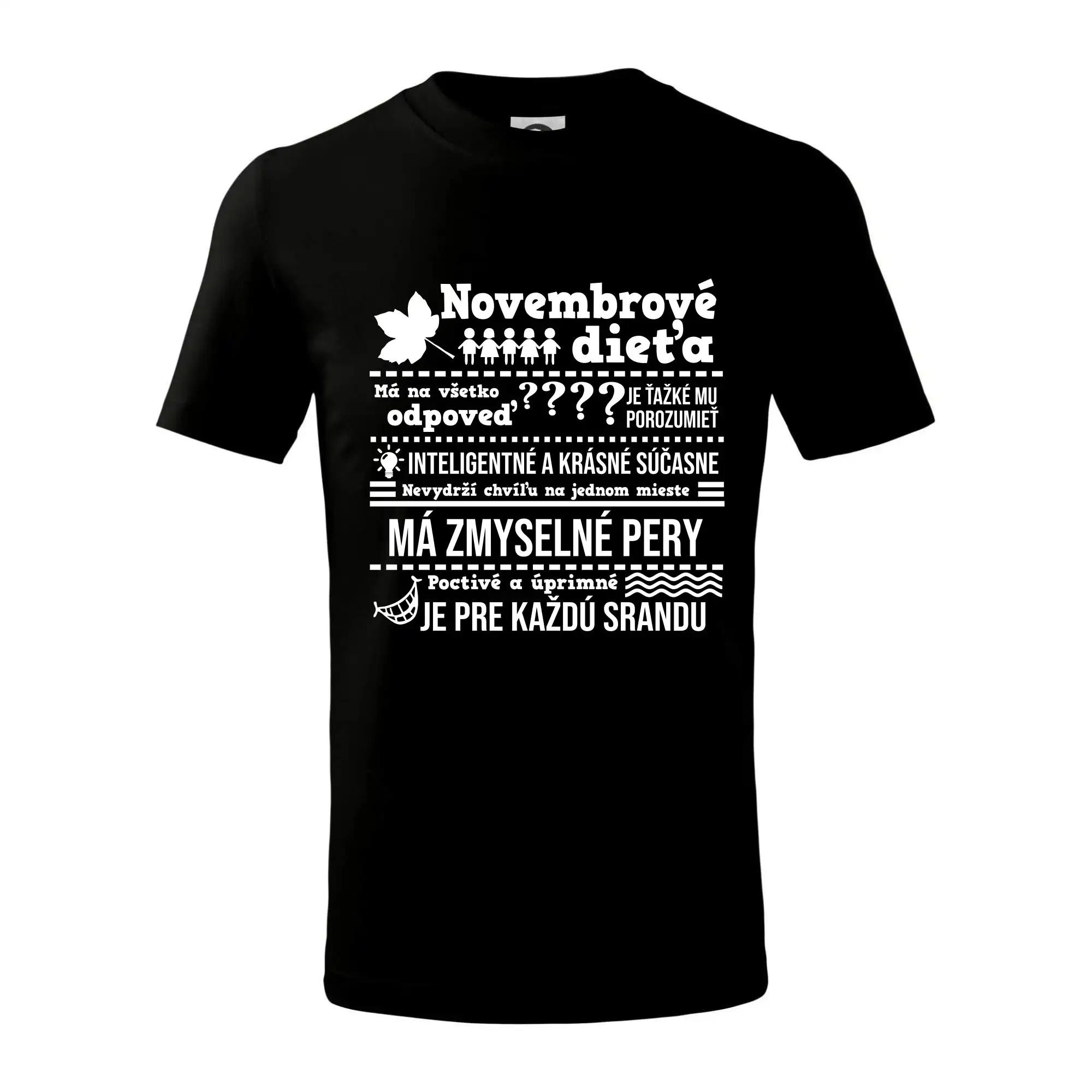Tričká pre narodených v novembri - Narodeniny November - Tričko detské bavlnené