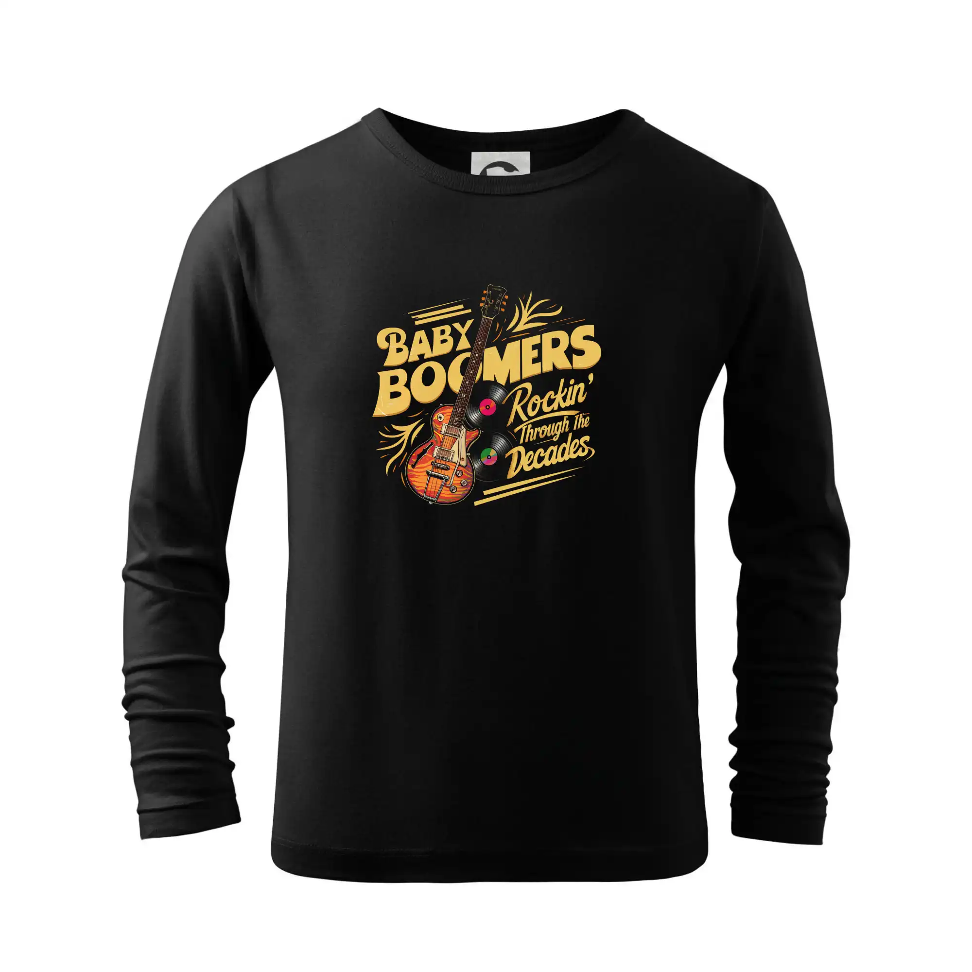 Tričká s motívmi ktoré frčia na internete - Baby Boomers - Rockin - Tričko detské Long Sleeve