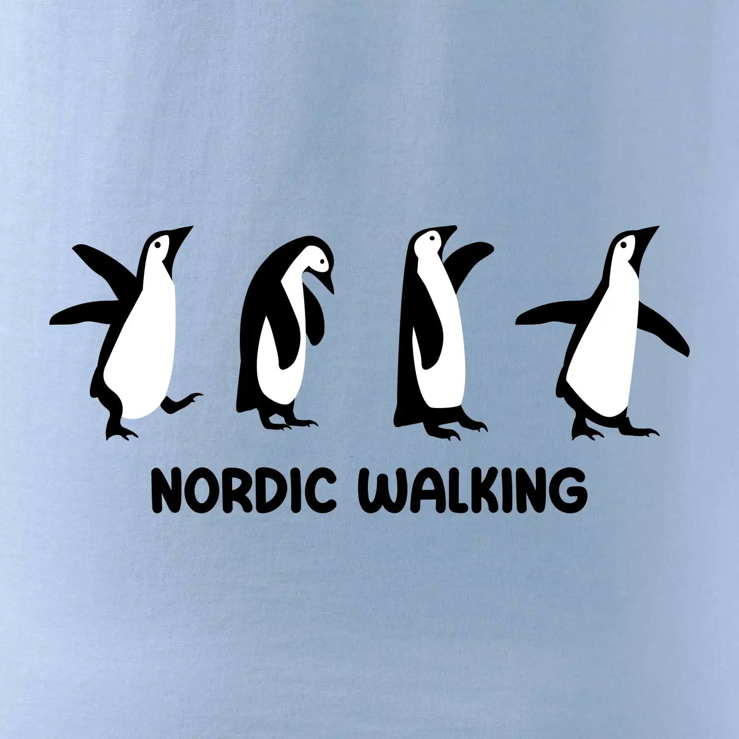Nordic walking tučňáci - kreslení