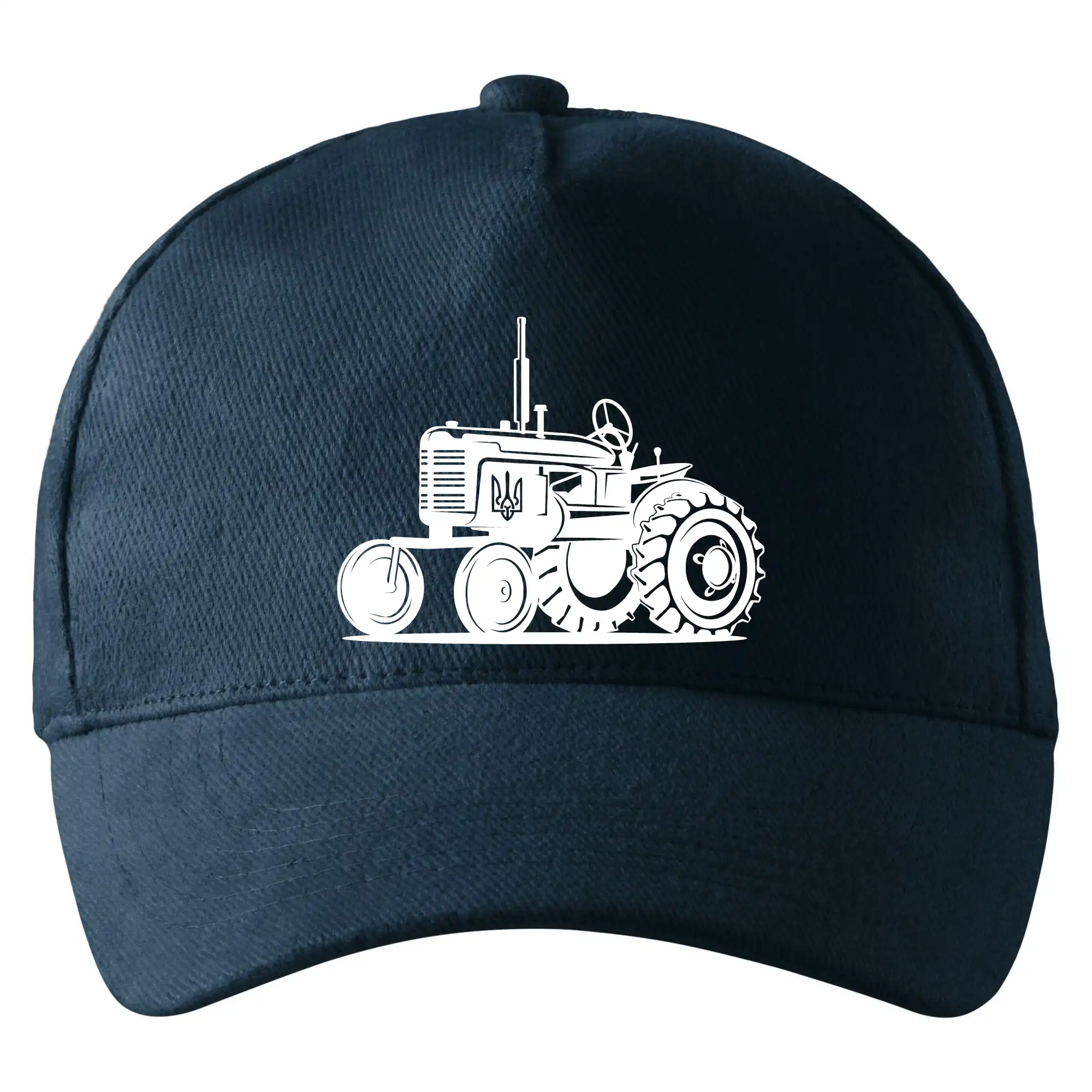 Tričká s vlajkou ukrajiny - Traktor Ukrajinskej armády - Šiltovka so zahnutým šiltom a mosaznou sponou