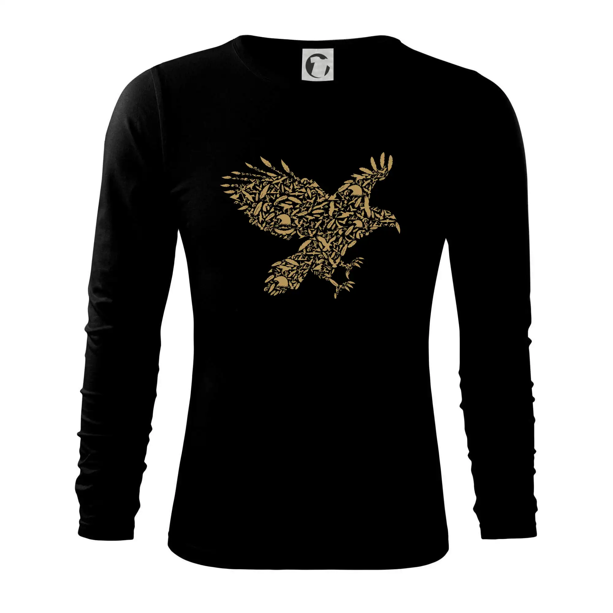 Tričká so zvieratami - Orel ikony - Tričko s dlhým rukávom FIT-T long sleeve