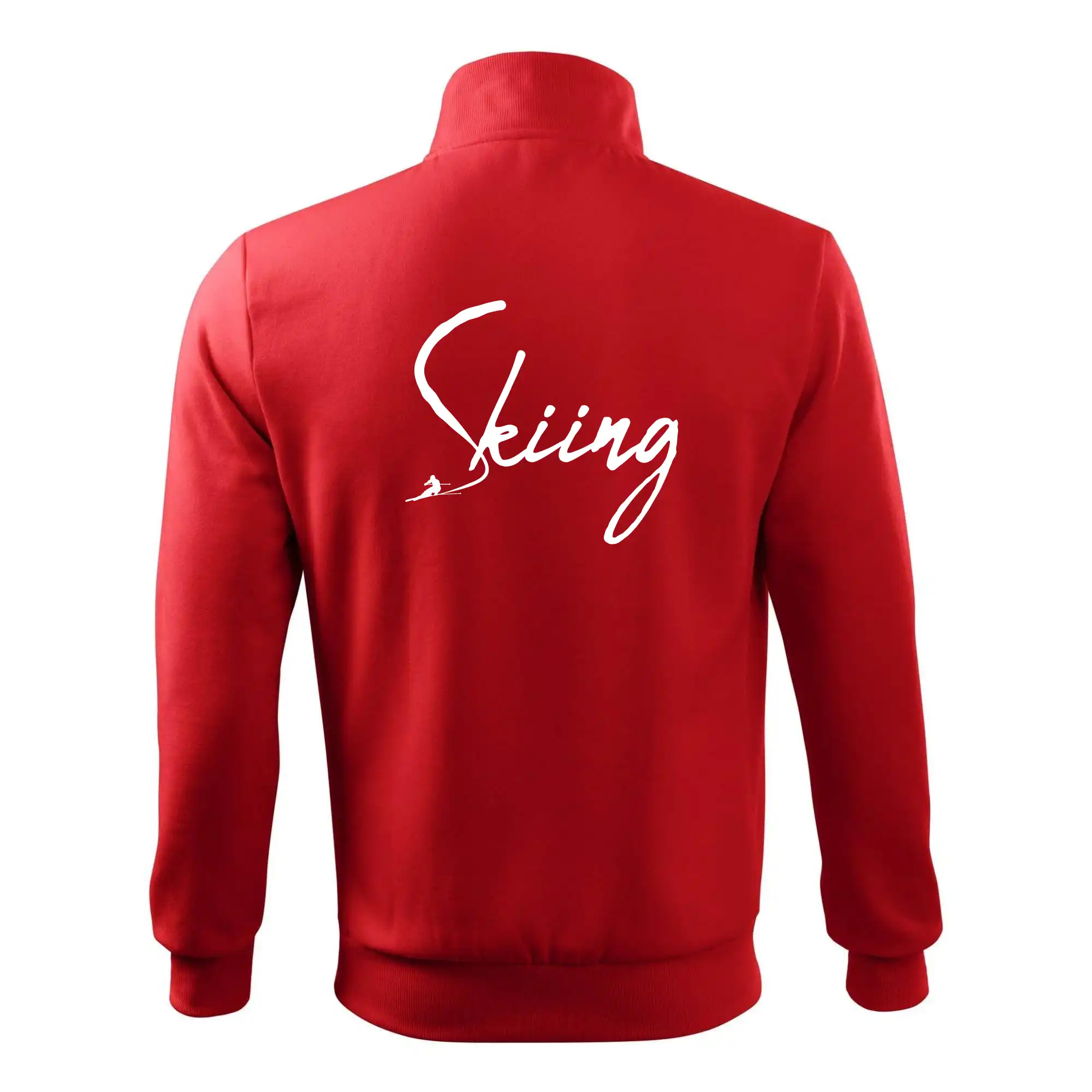 Skiing nápis lyžař