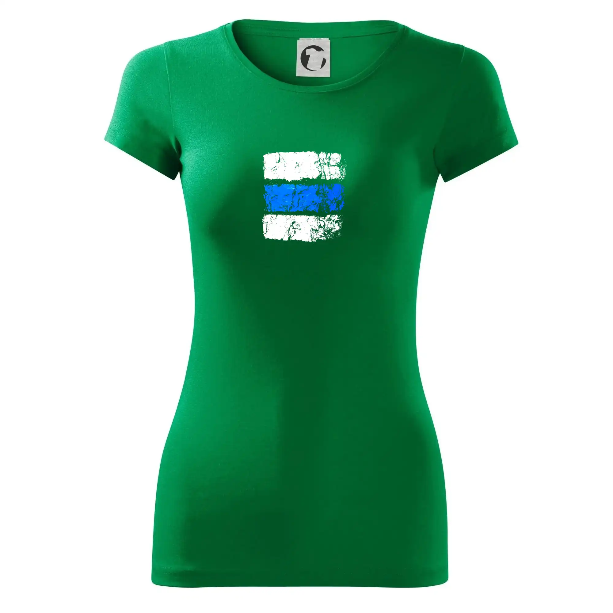 Trička pre cestovateľov - Turistická značka - modrá - Dámske tričko Glance - Priliehavejší strih