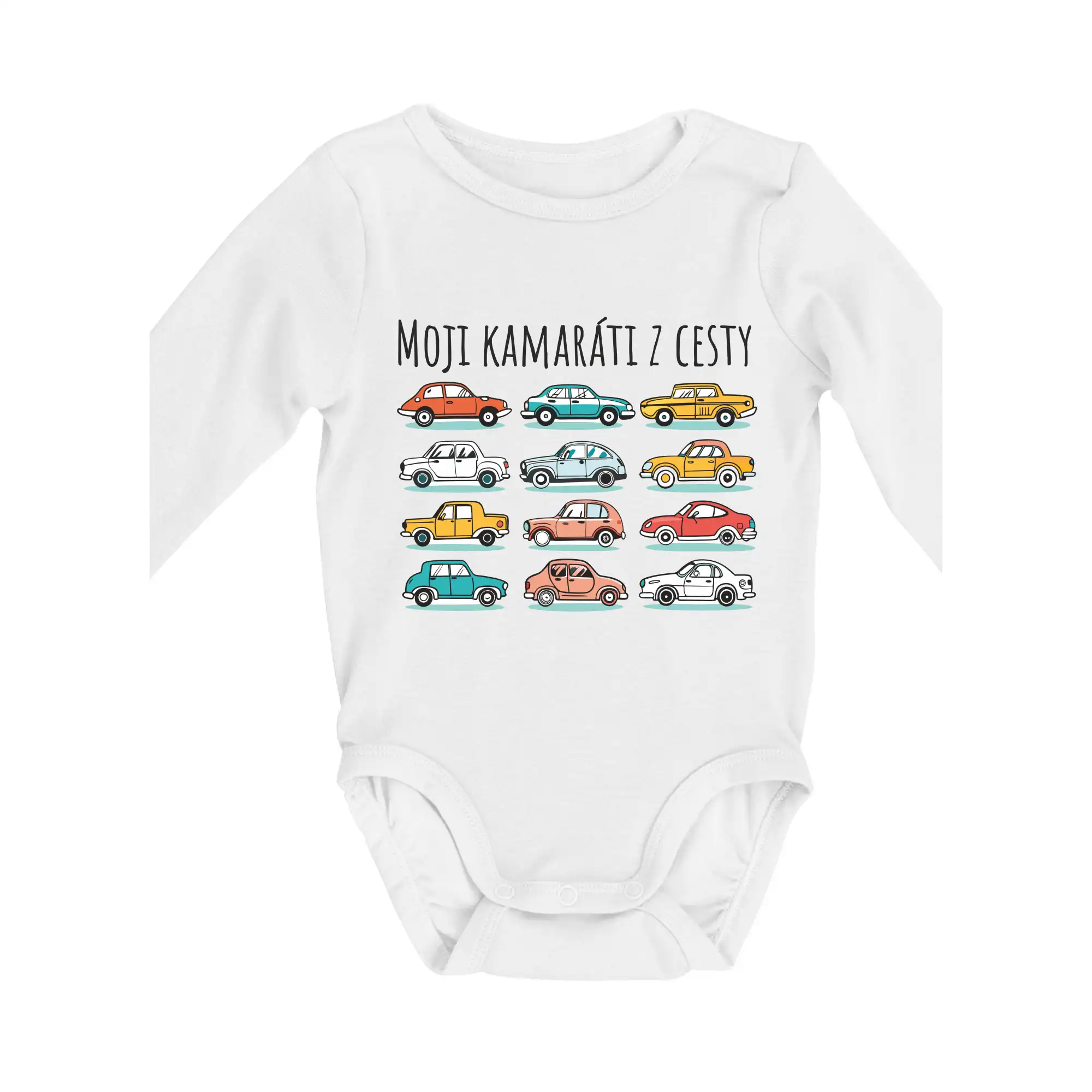 Moji kamaráti z cesty - Body dojčenské s dlhým rukávom