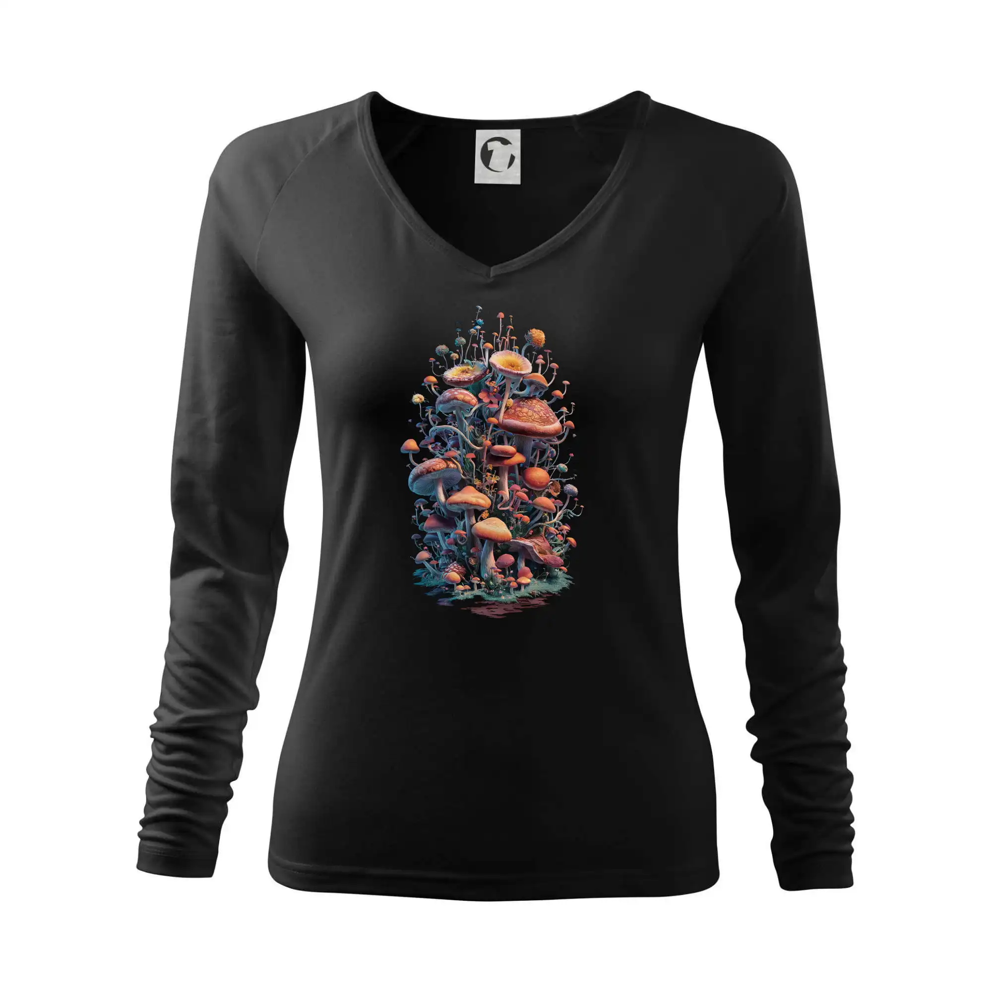 Tričká s motívmi ktoré frčia na internete - Goblincore  mushrooms and tiny creatures - Tričko dámske Elegance