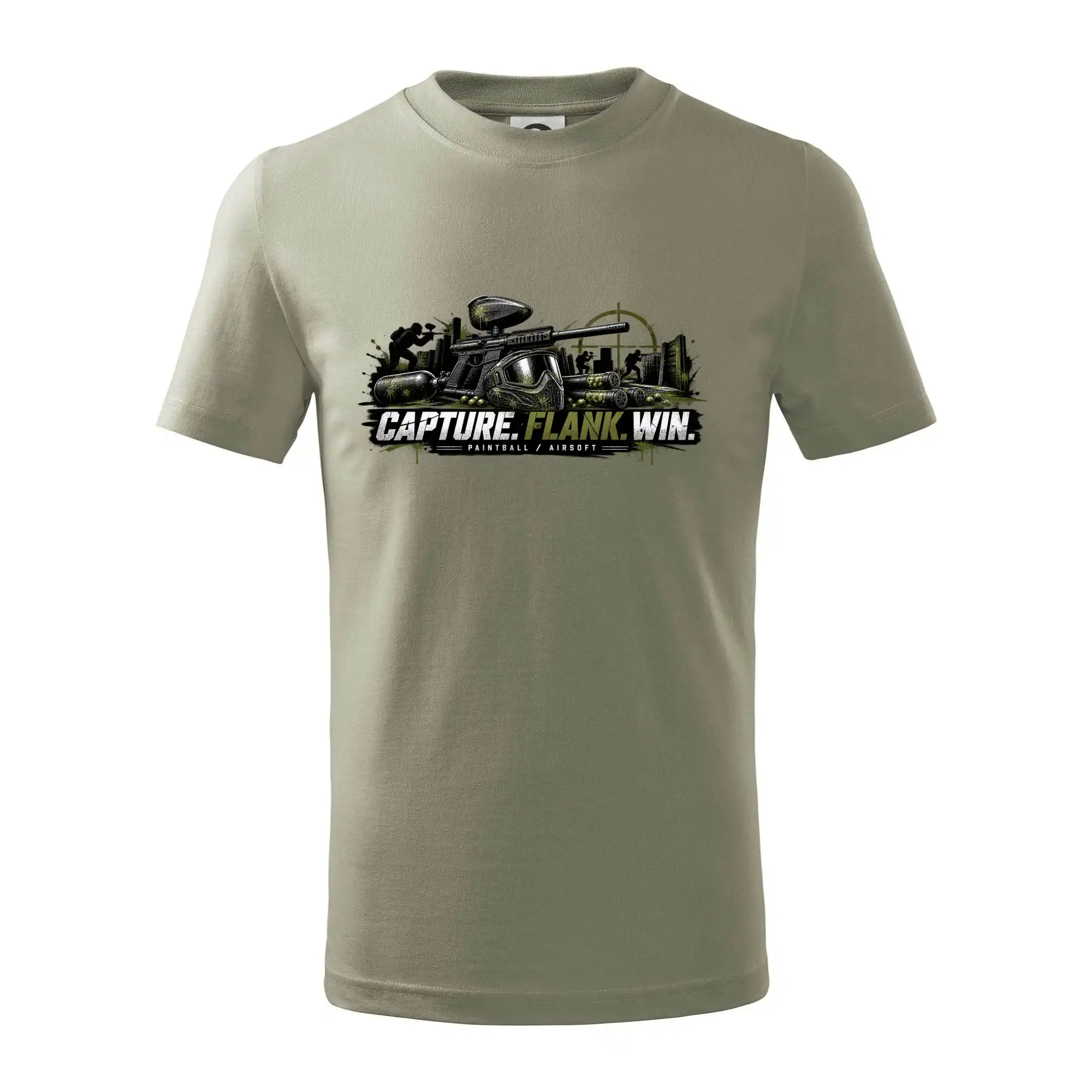 Taktika capture flank win paintball