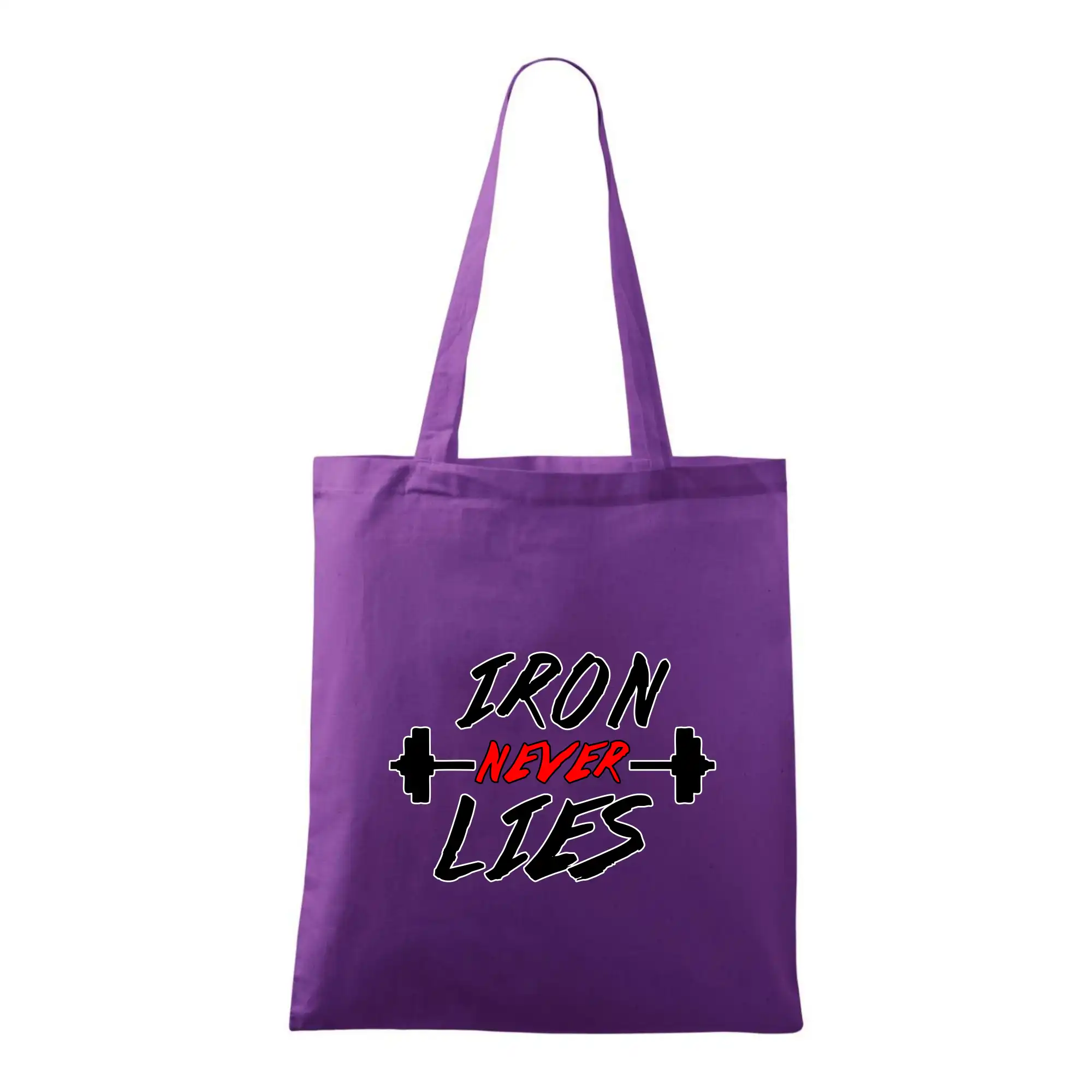 Posilňovani - Iron never lies - Taška bavlnená