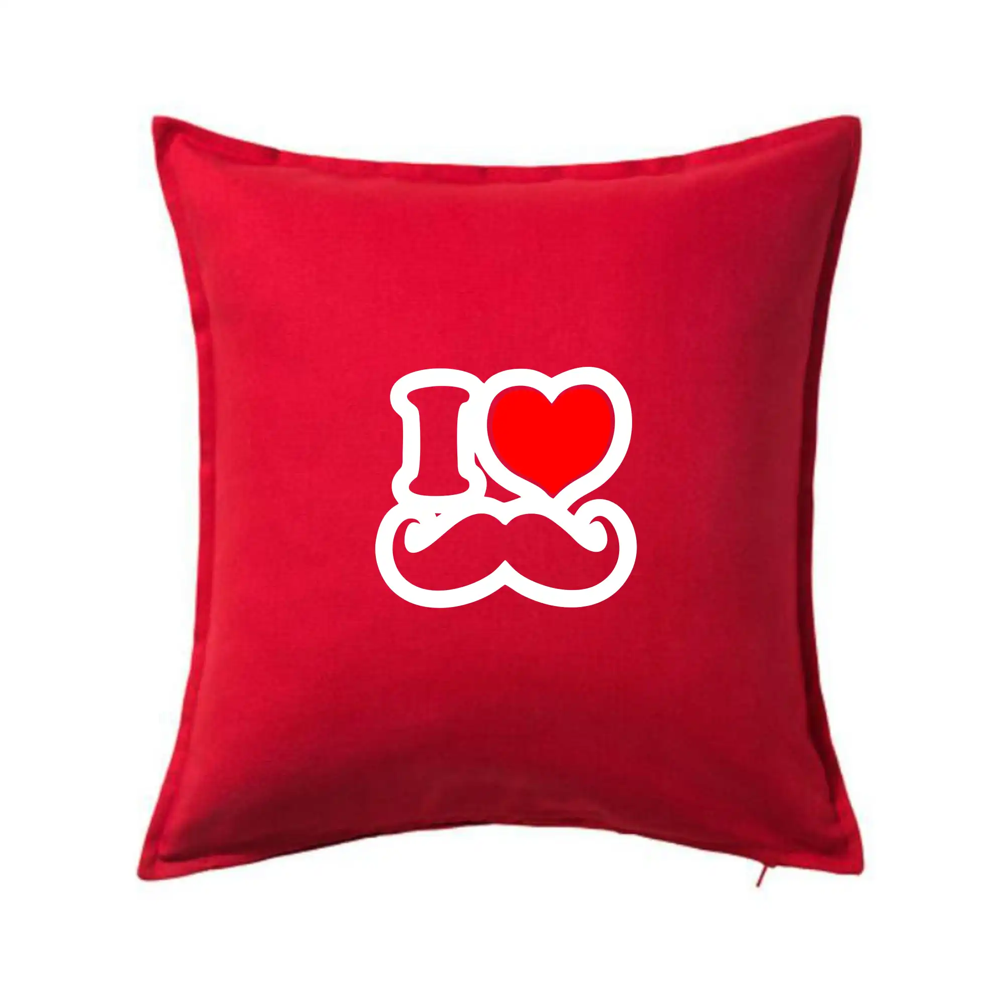 i love mustache - obrys