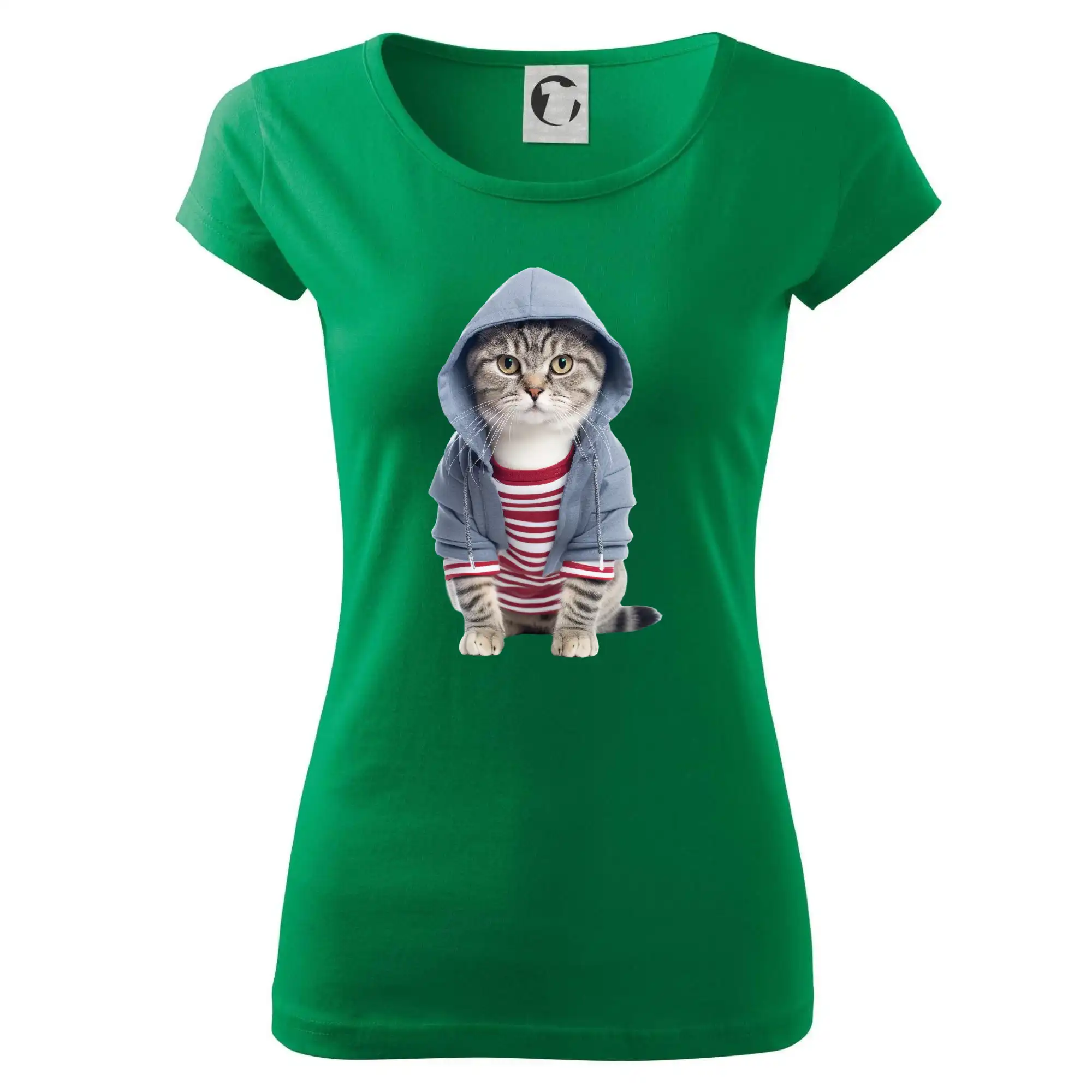 Kočka v pruhovaném triku