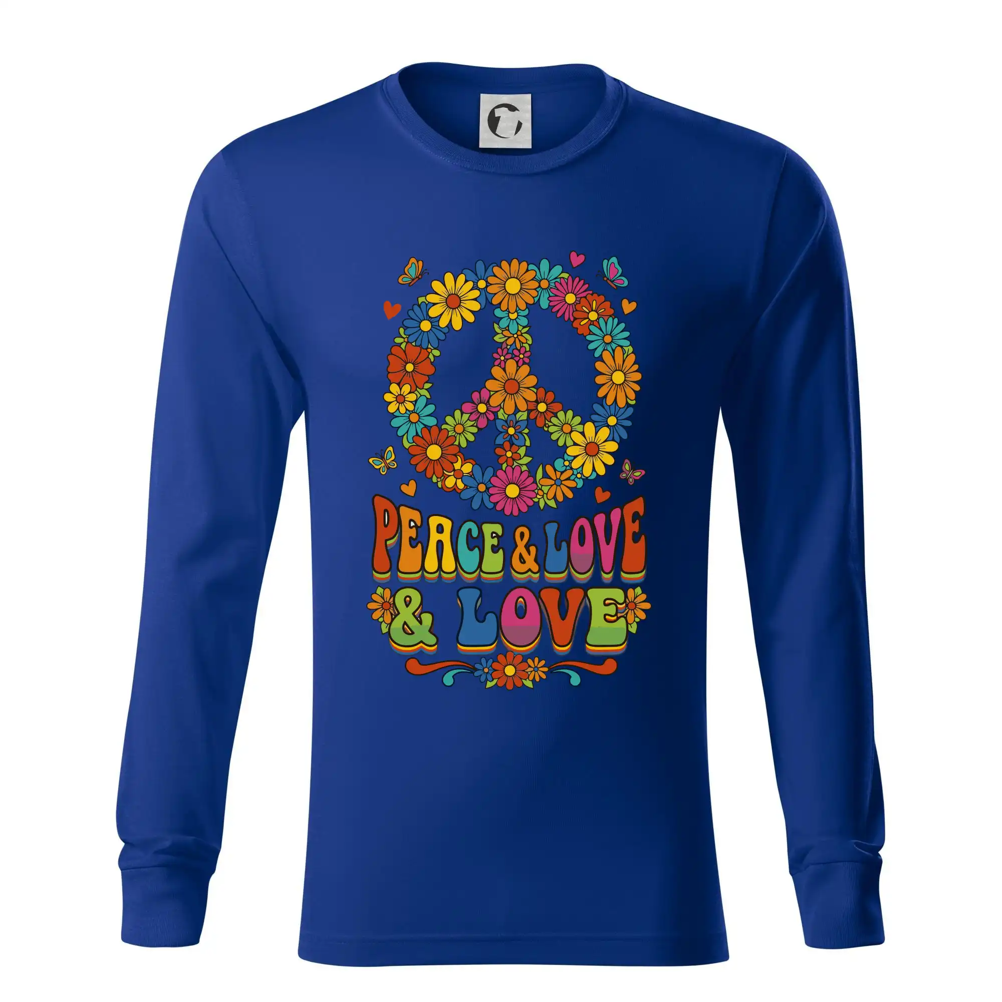 Peace and love - na výšku s květy