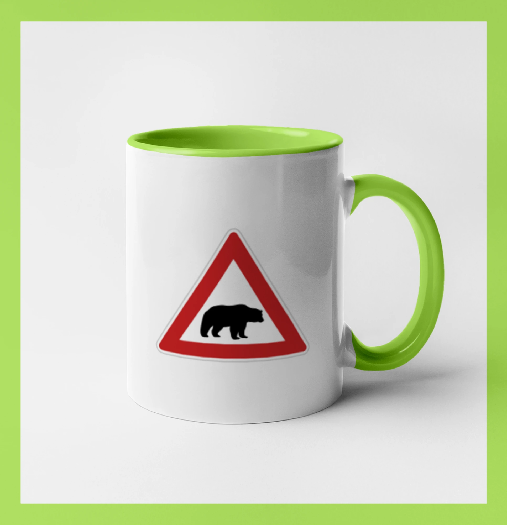 Dopravní značka - Pozor lední medvěd