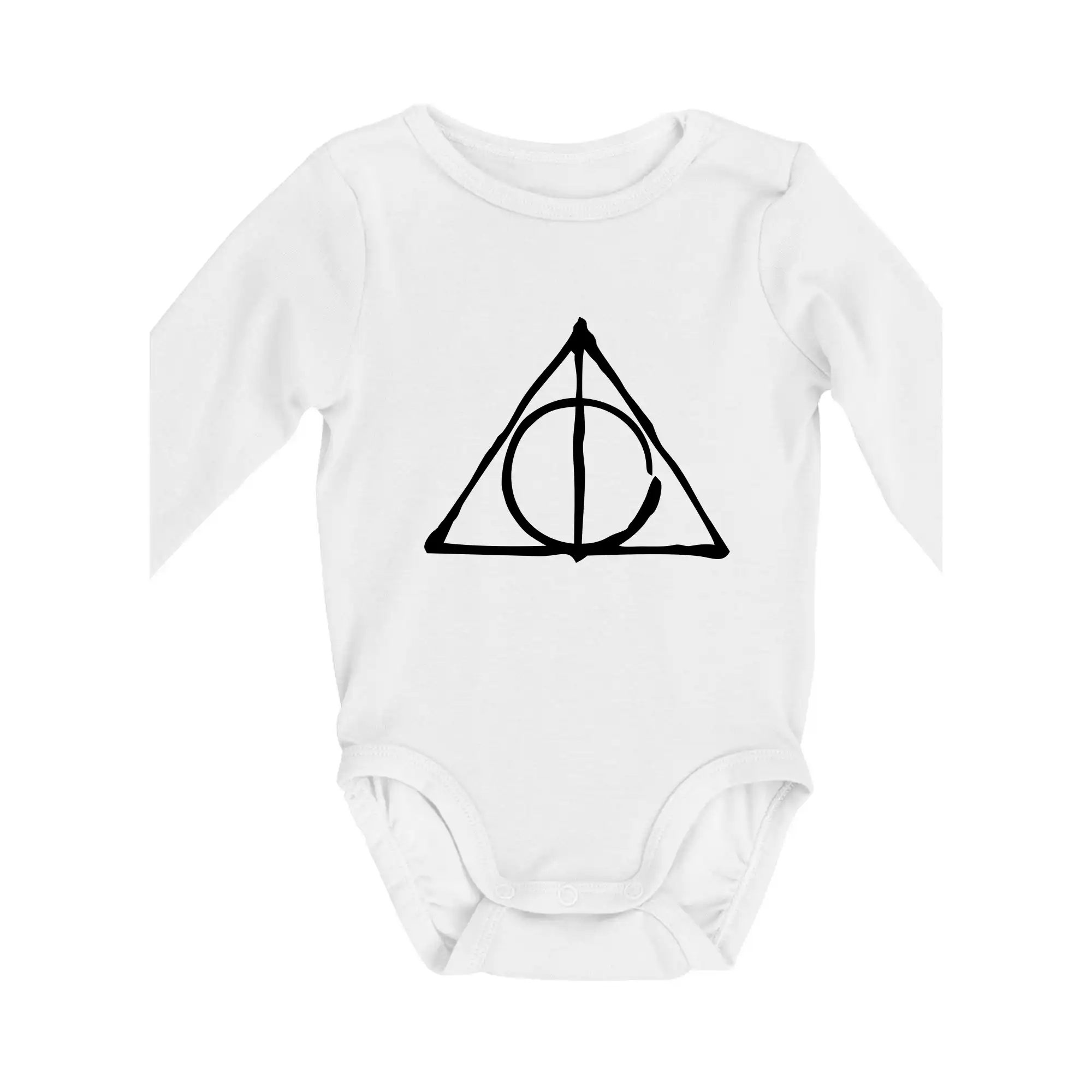 Filmové tričká - Harry - symbol relikvie - Body dojčenské s dlhým rukávom