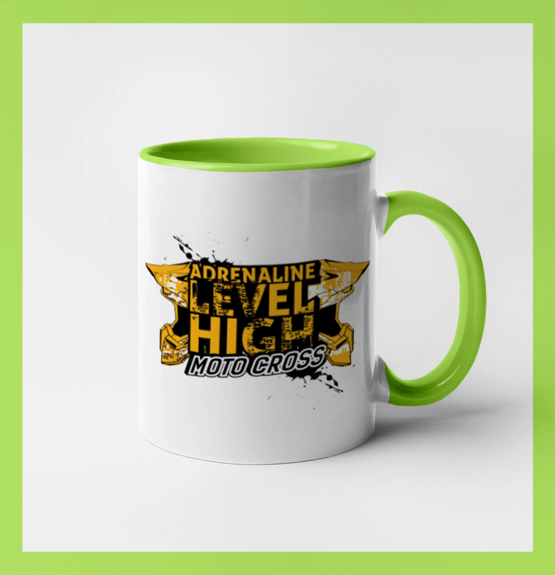 Motocross adrenaline level high