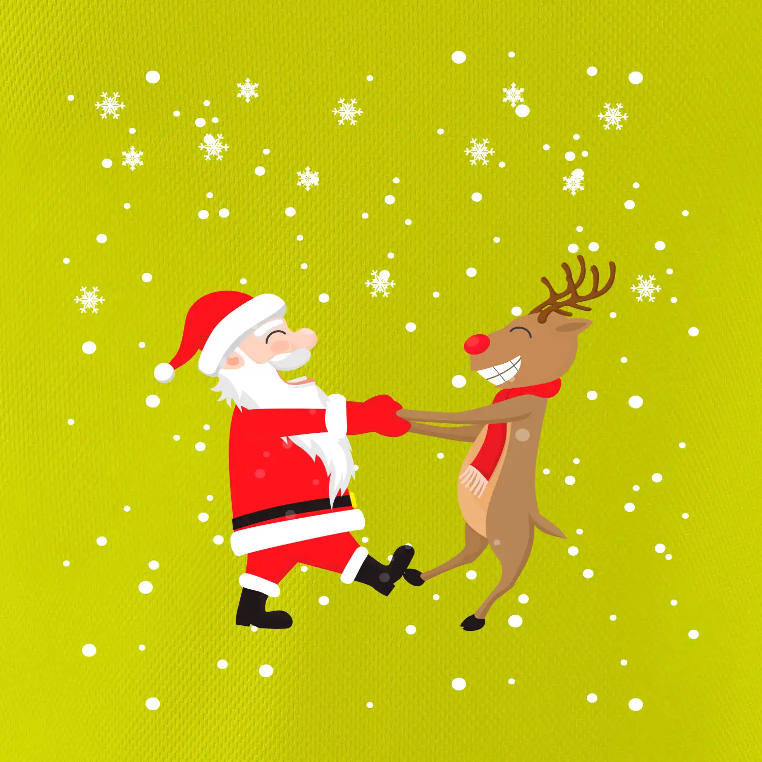 Tancující Santa a sob