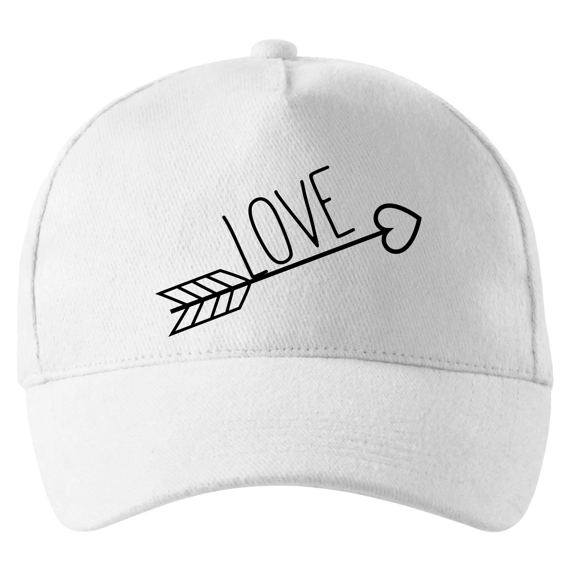 Tričká pre zamilovaných - Love šíp - Šiltovka so zahnutým šiltom a mosaznou sponou