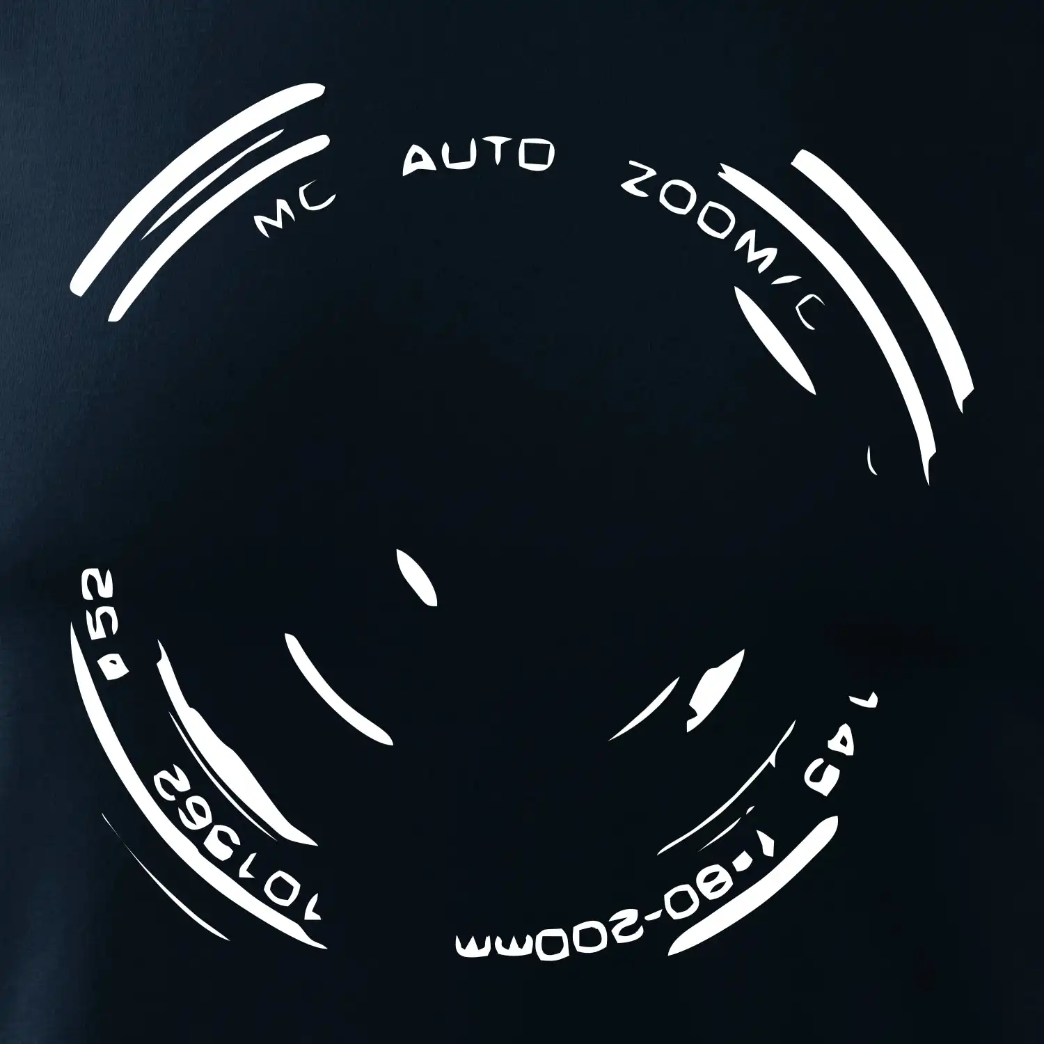 Foto objektiv obtisk