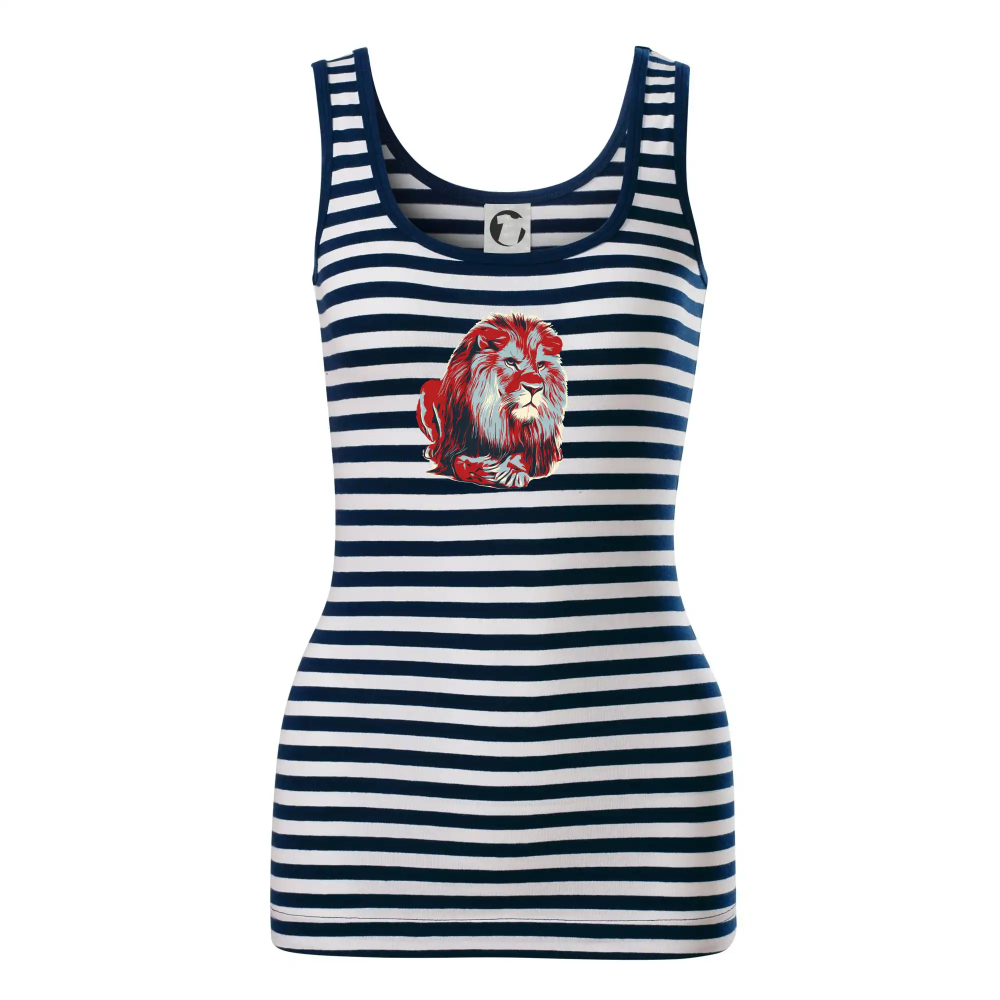 Tričká so zvieratami - Lev vintage - Sailor tielko na vodu