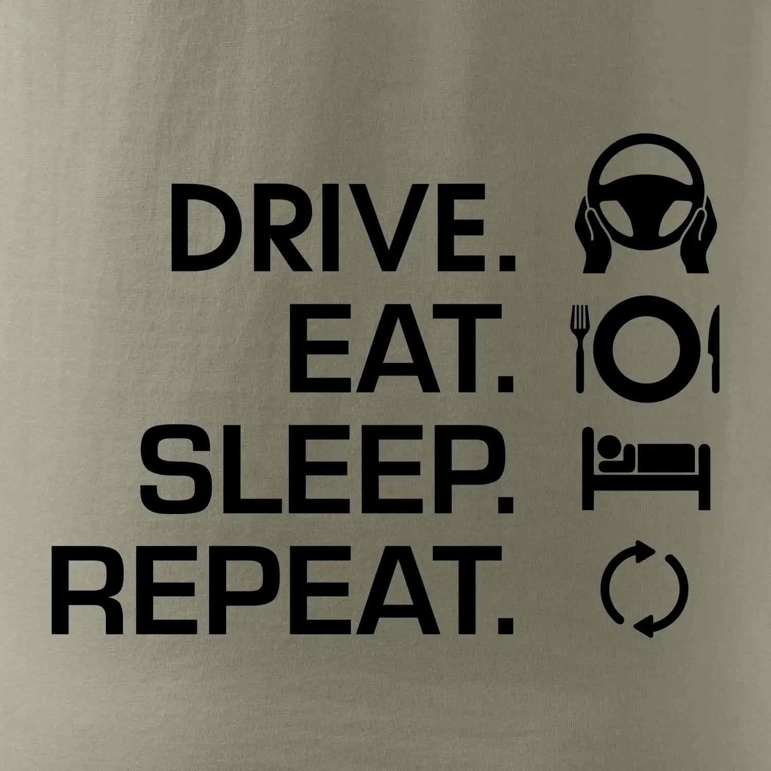 Drive eat sleep repeat