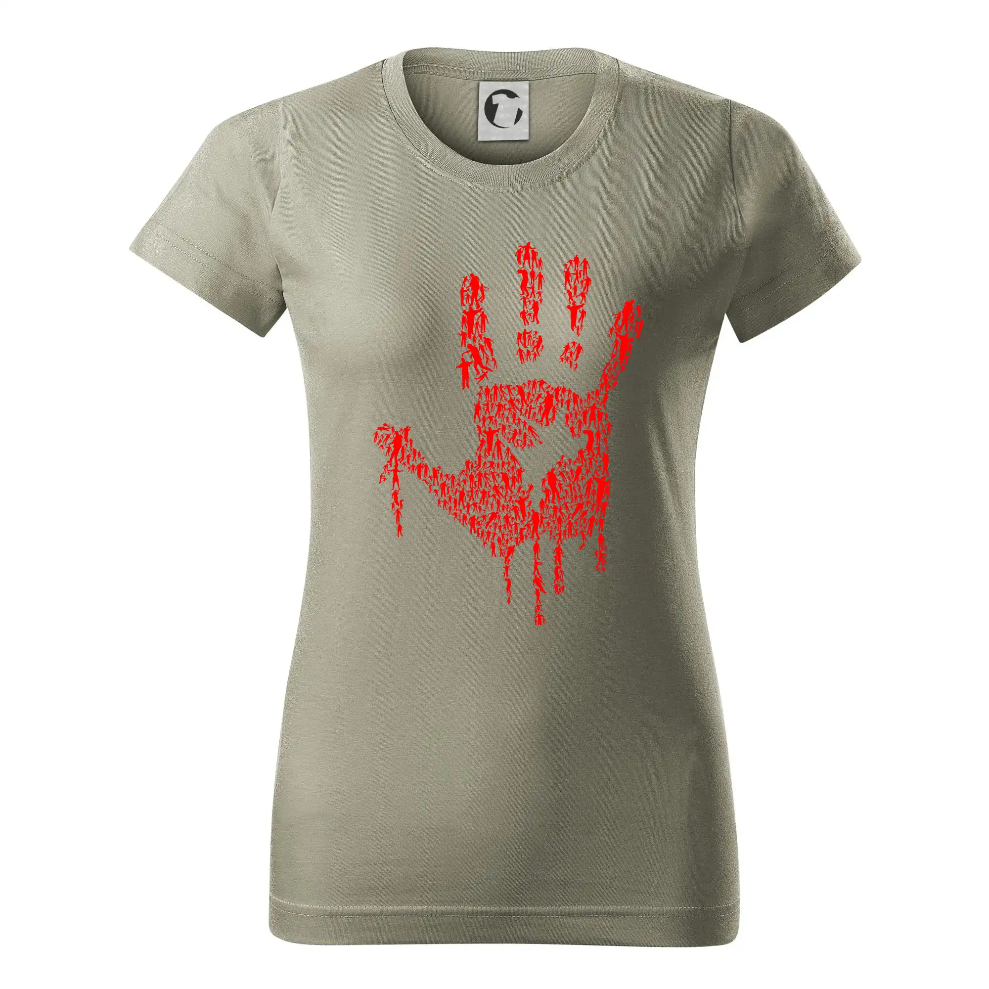 Filmové tričká - Hand Of Zombies - Dámske tričko basic - ľahko voľnejšie a dlhšie