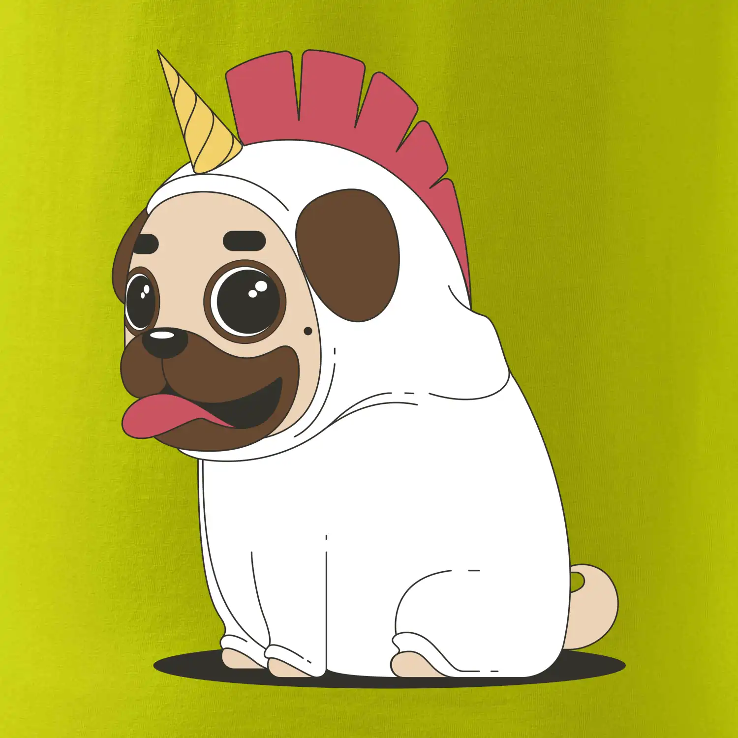 Mops a jednorožec