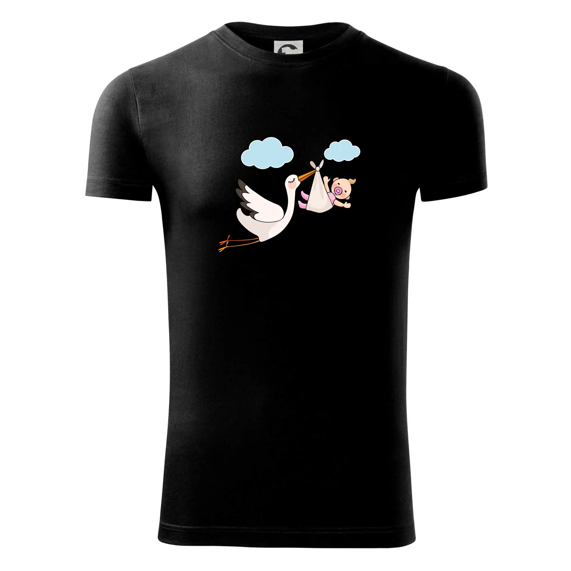 Čáp čekáme miminko - holka