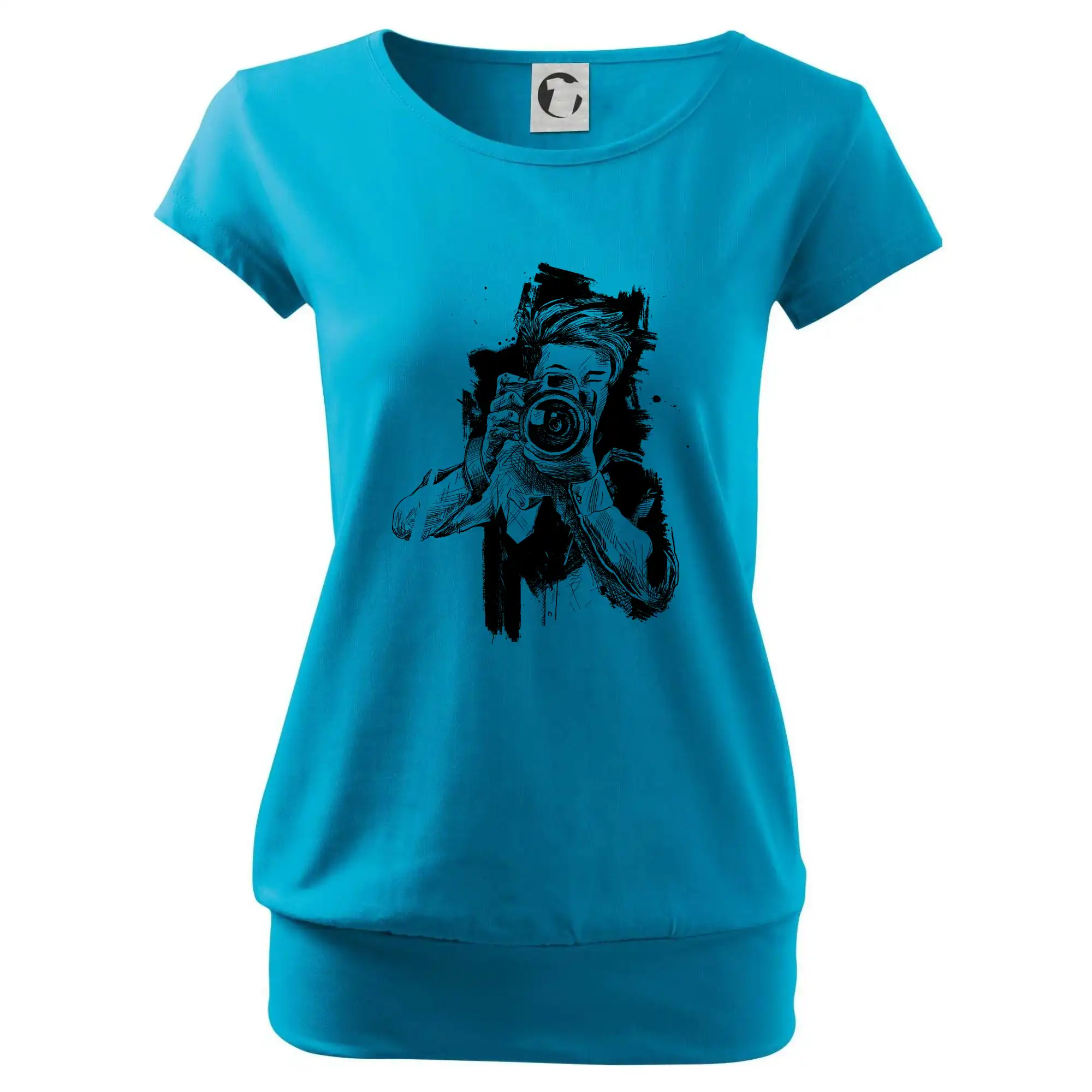 Fotograf kreslený tužkou