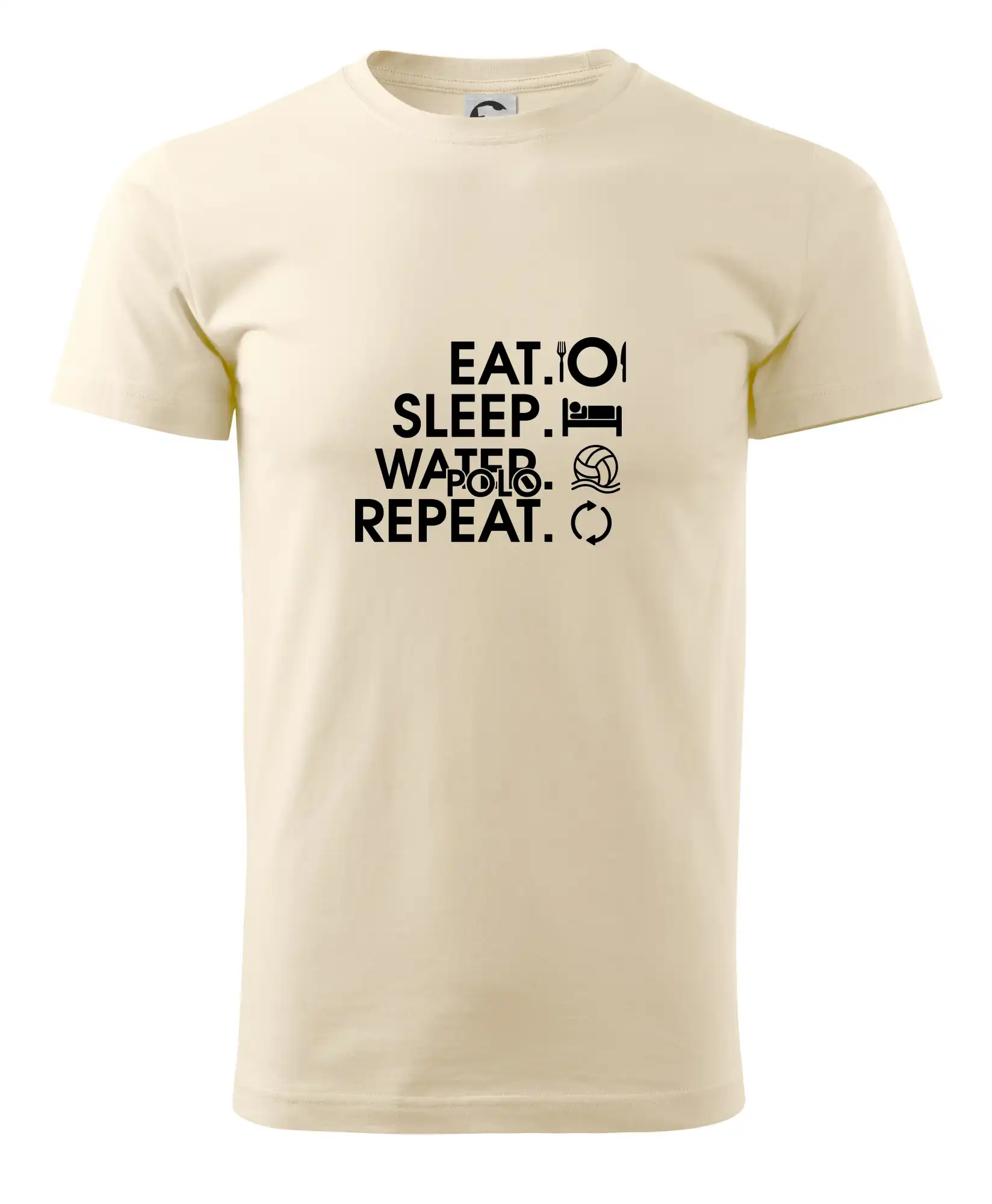 Ostatné športy - Eat sleep watter polo repeat - Pánske tričko nižšej gramáže