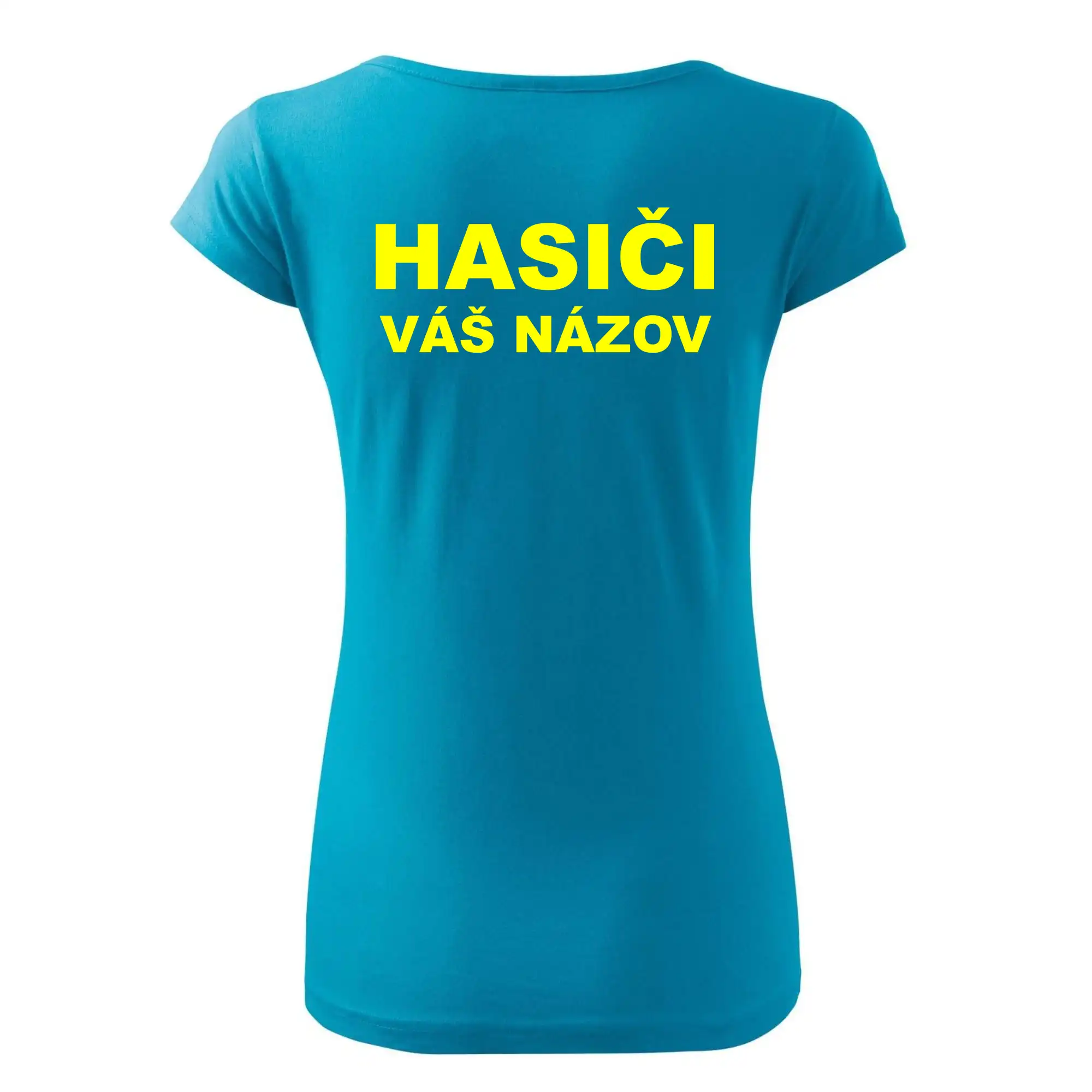 Hasiči - žltý nápis - váš názov zboru