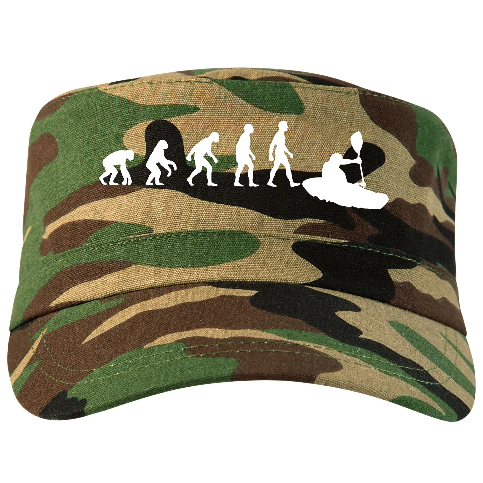 Vodácke tričká - Evolúcia kajak - Šiltovka CAMO