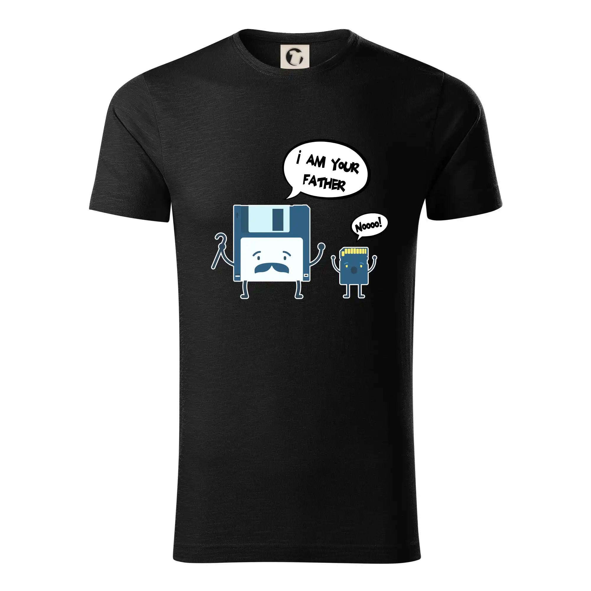 Tričká pre ajťákov - I am your father SD karta - Tričko z organickej bavlny