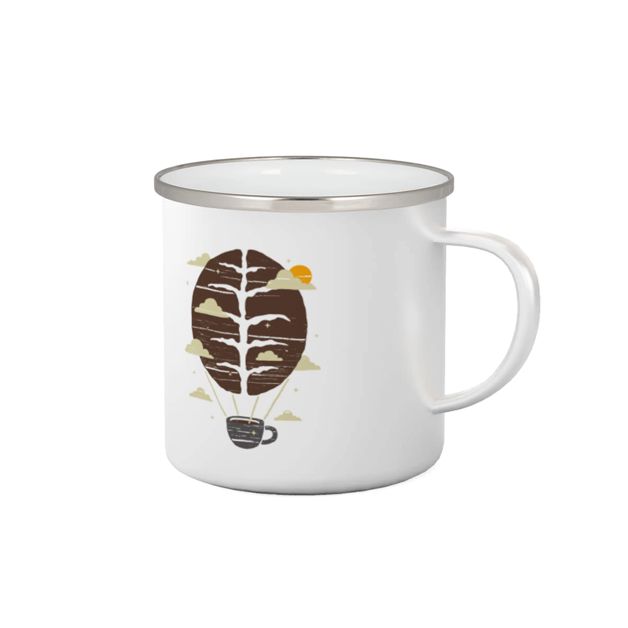 Motívy pre baristu a milovníkov kávy - Balón s kávou - Plecháčik