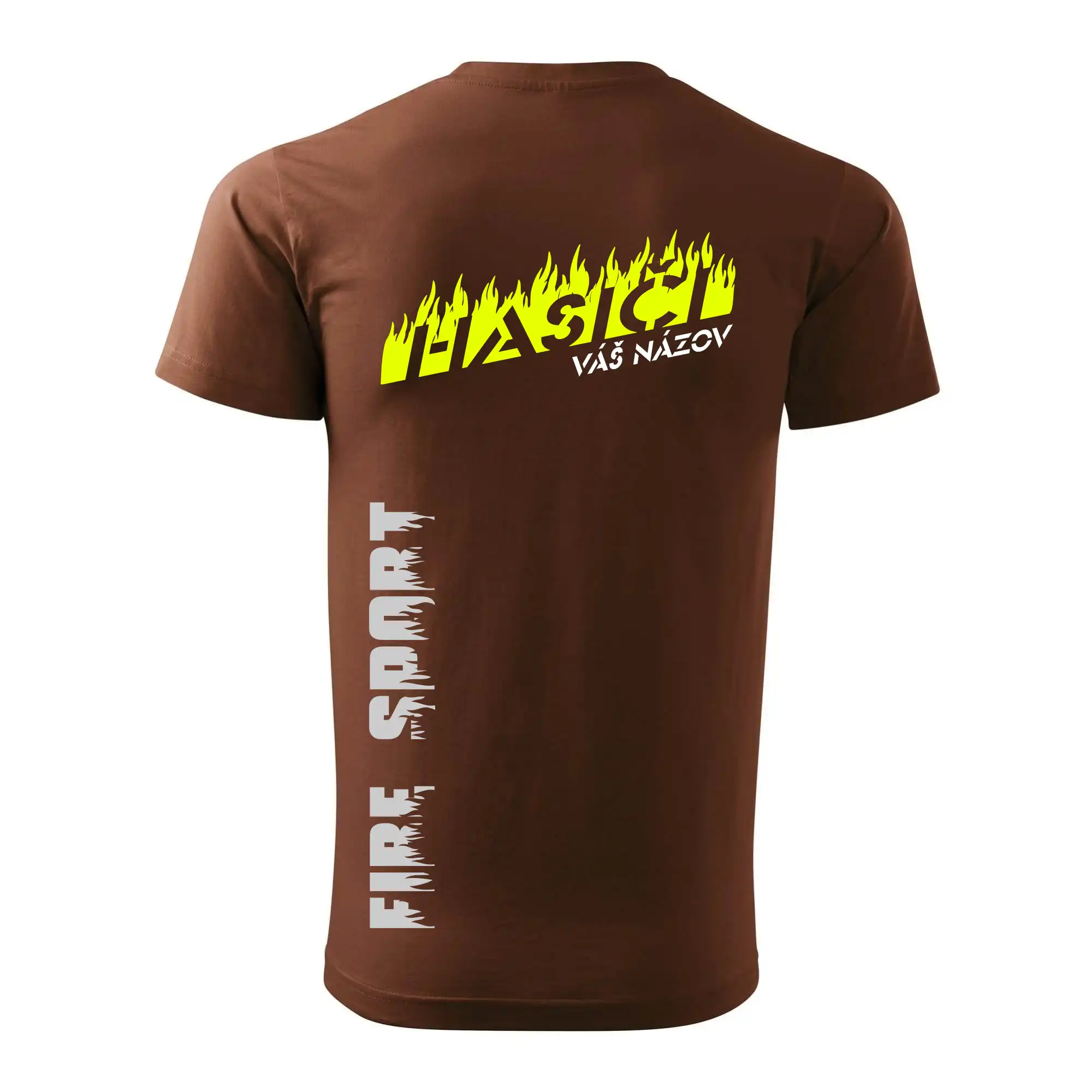 Hasiči - oheň - Váš názov - Prsník + chrbát