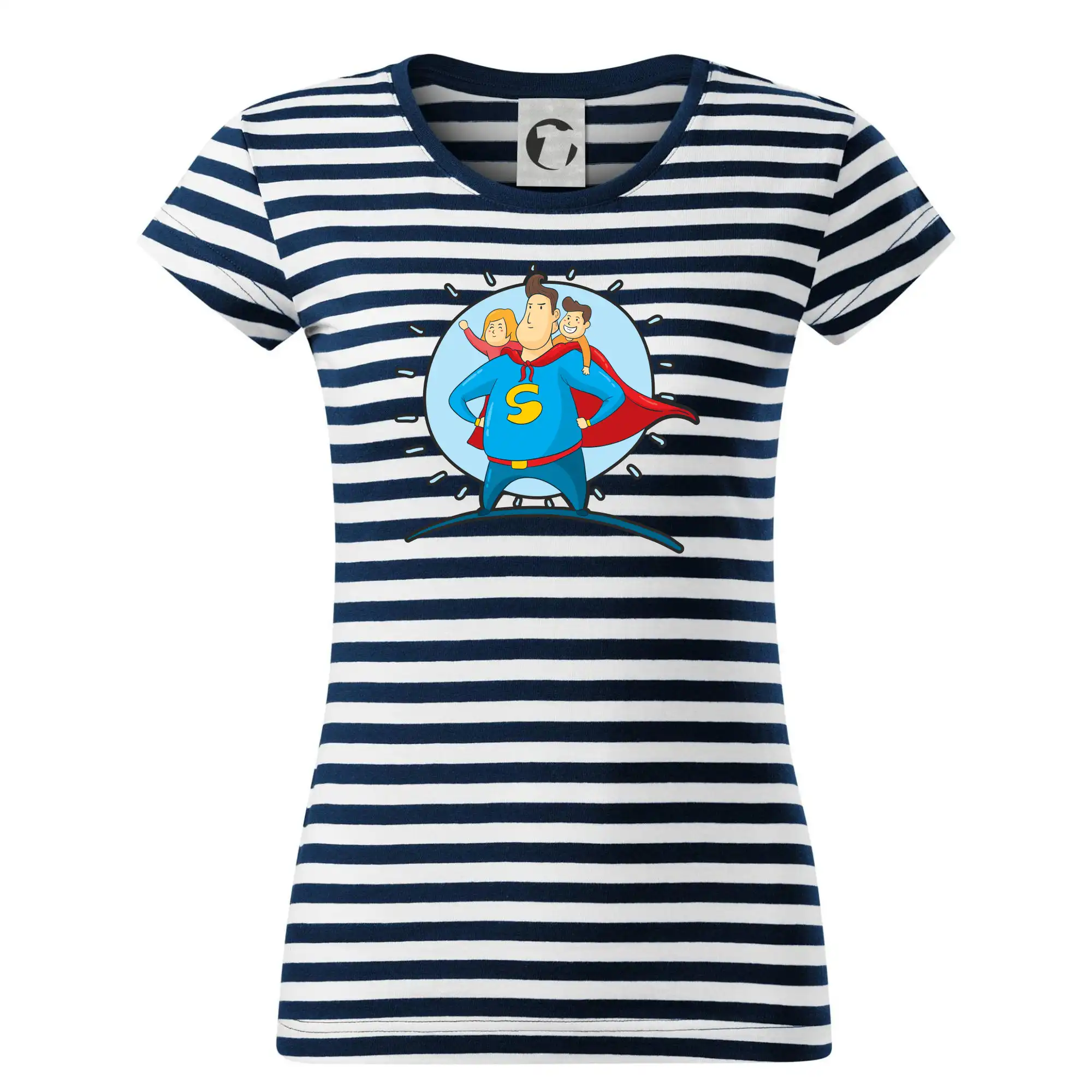 Najlepší darček pre otecka ku dňu otcov - Ocko superman - dievča a chlapec - Tričko na vodu