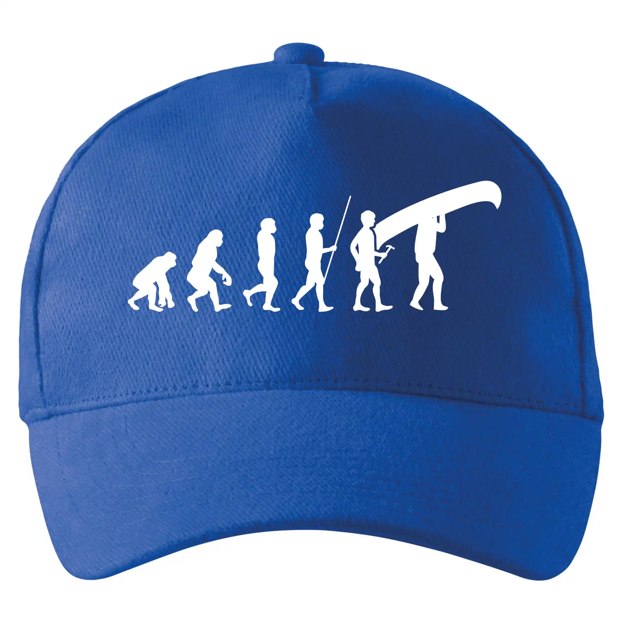 Vodácke tričká - Evoluce kanoe nad hlavou - Šiltovka so zahnutým šiltom a mosaznou sponou