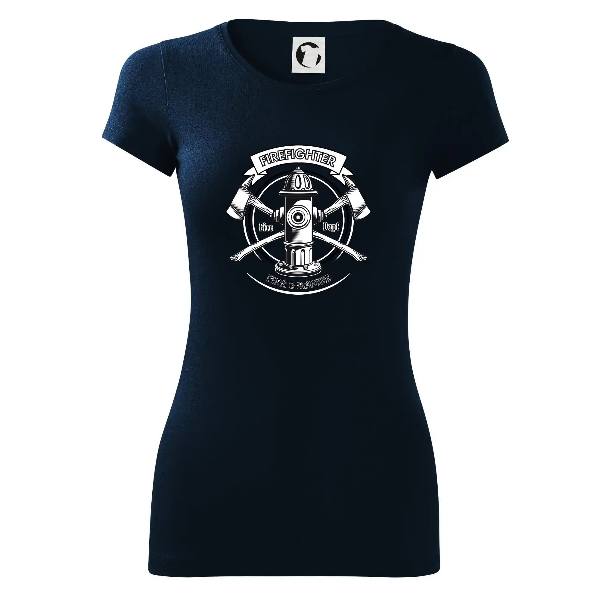 Originálne tričká pre hasičov - Firefighter logo Fire and rescue - Dámske tričko Glance - Priliehavejší strih