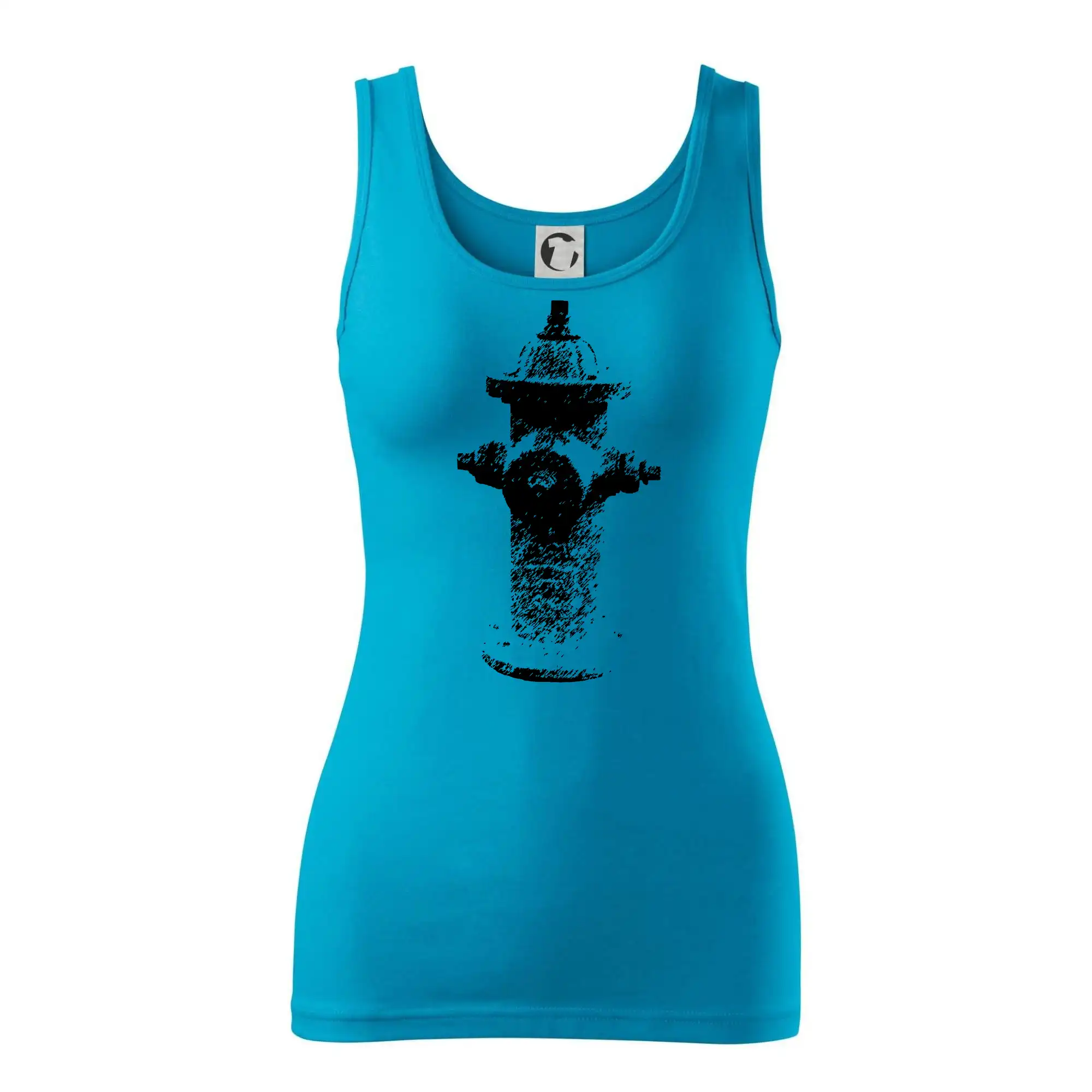 Originálne tričká pre hasičov - Hasičský hydrant americký - Dámske tielko