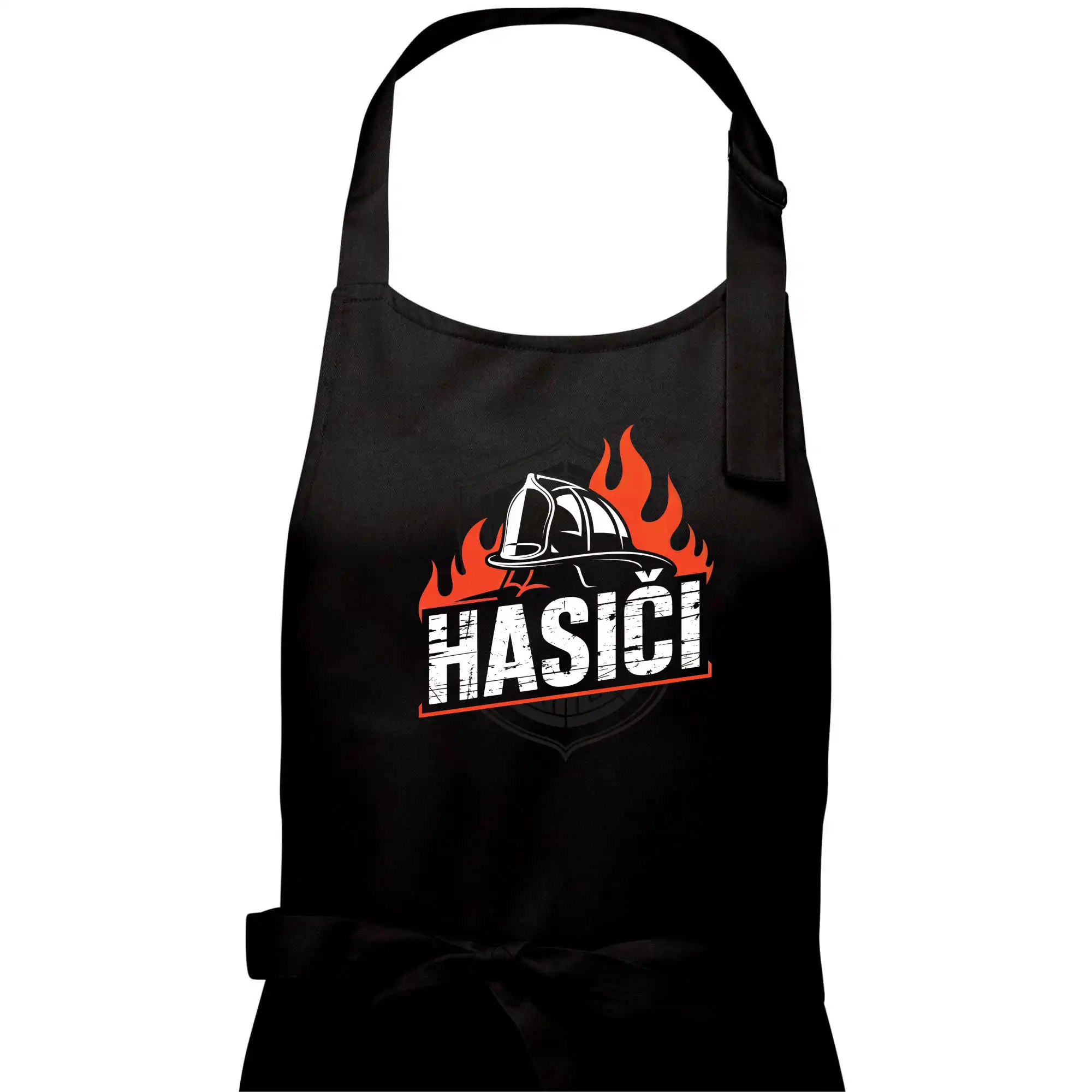 Originálne tričká pre hasičov - Hasiči barevný erb - Pánska zástera na varenie