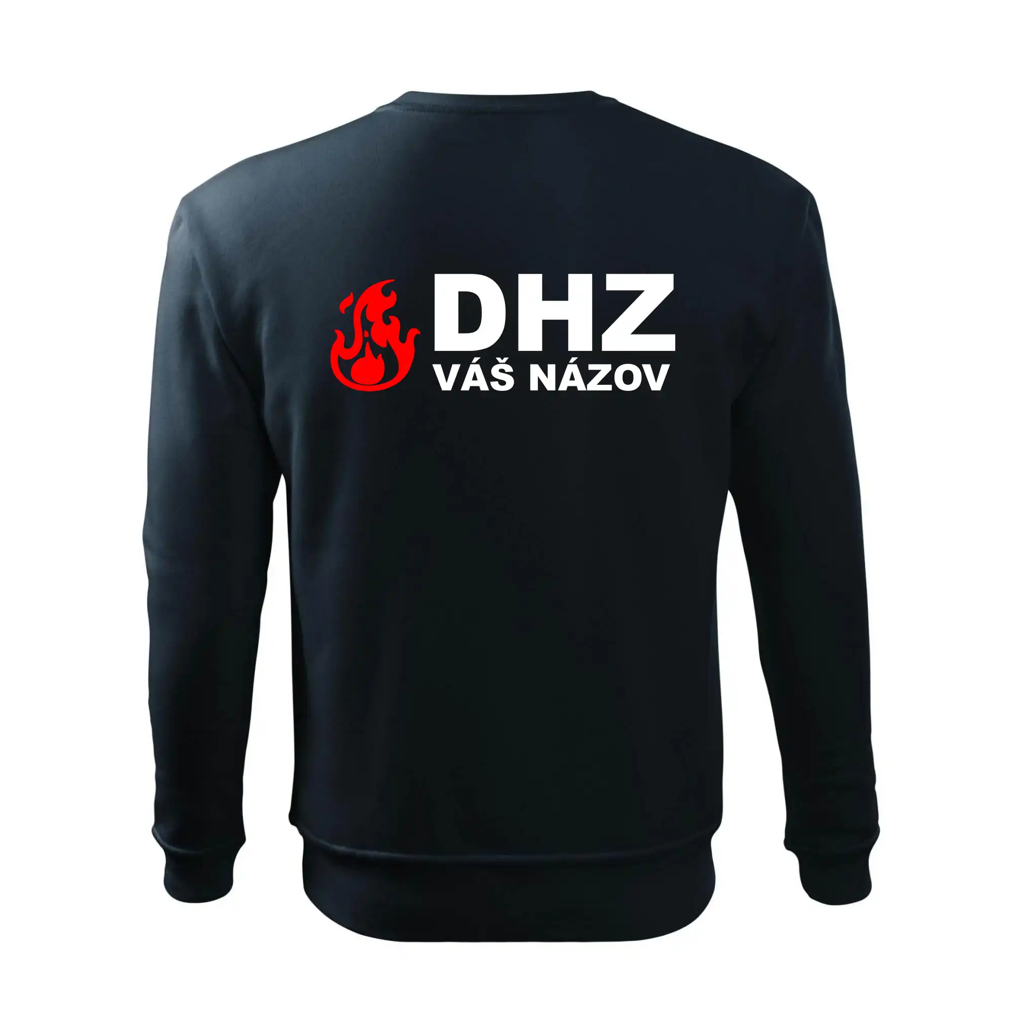 DHZ (oheň, firesport, názov sboru - vlastný nápis)