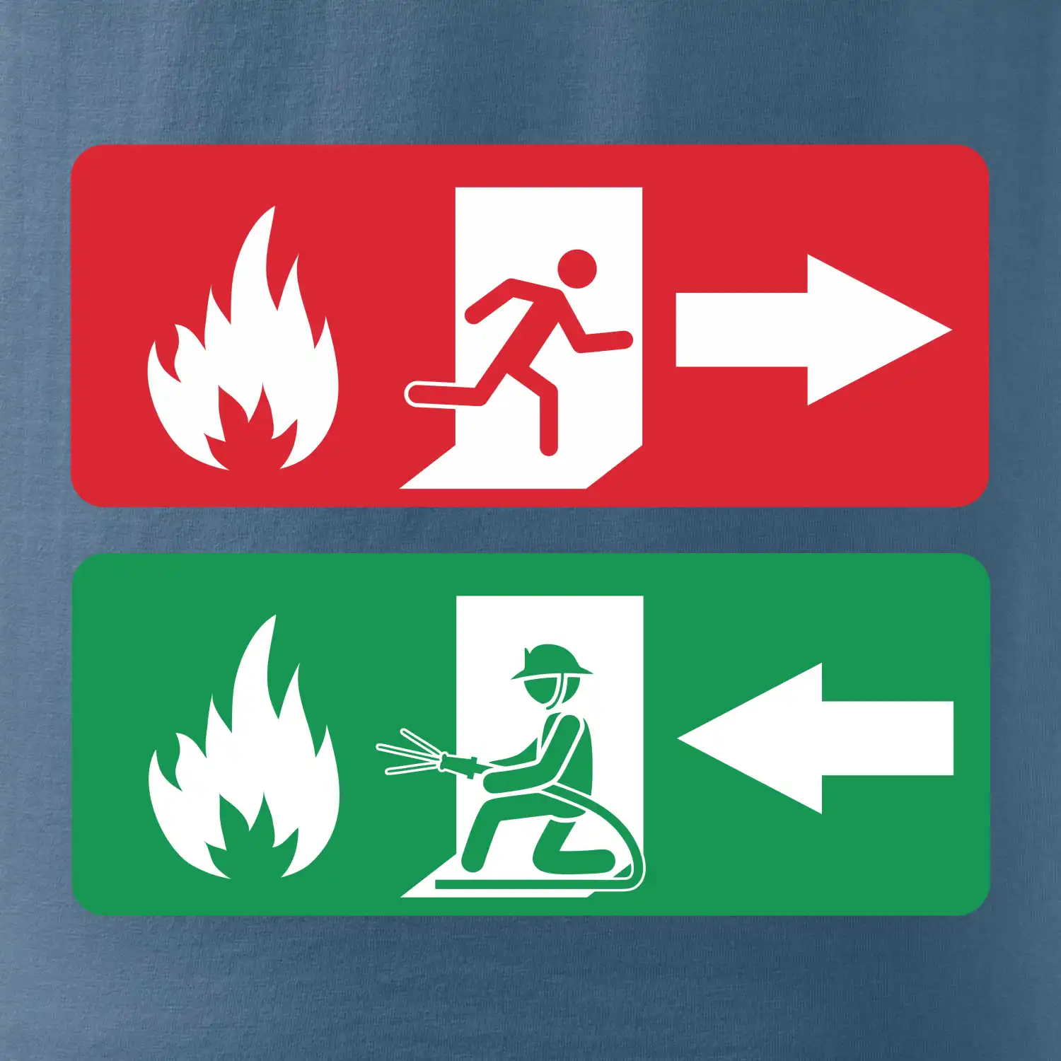 Lidé utíkají, hasiči přibíhají