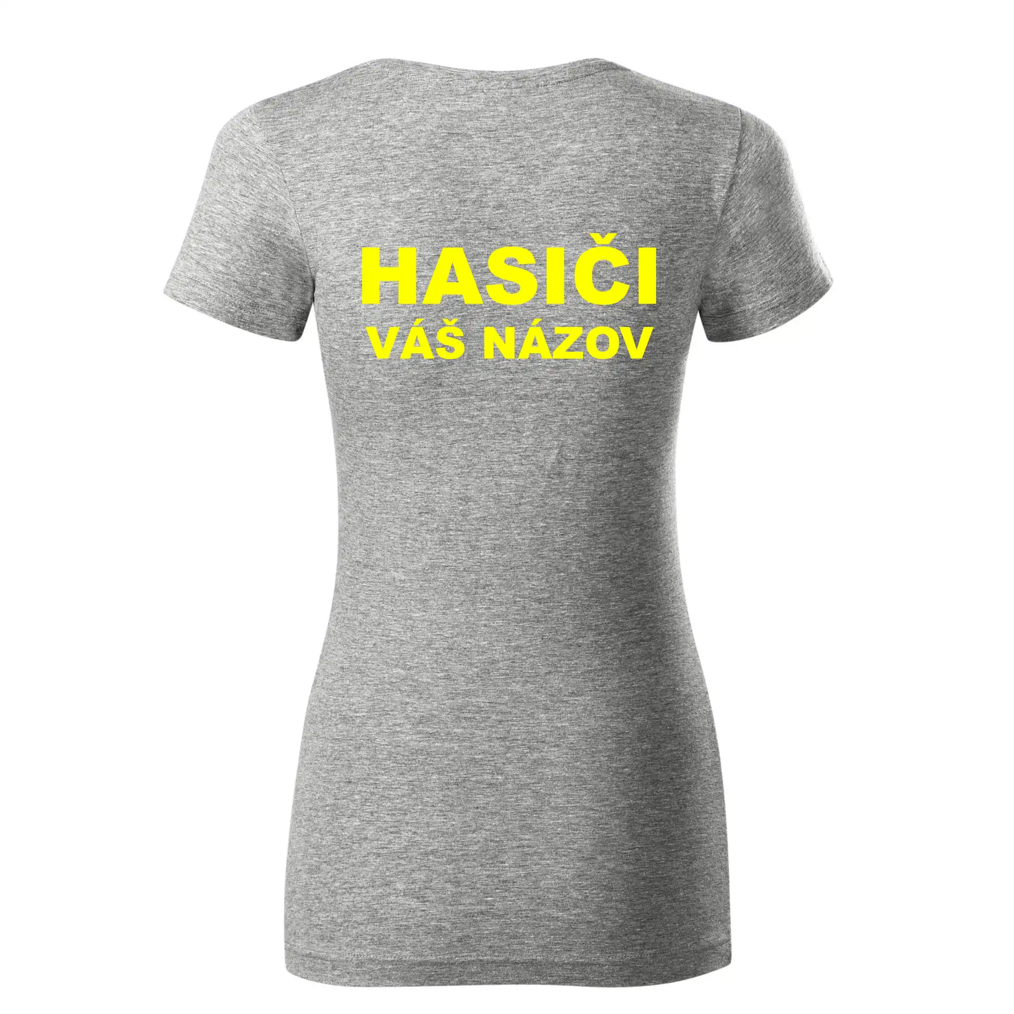 Hasiči - žltý nápis - váš názov zboru