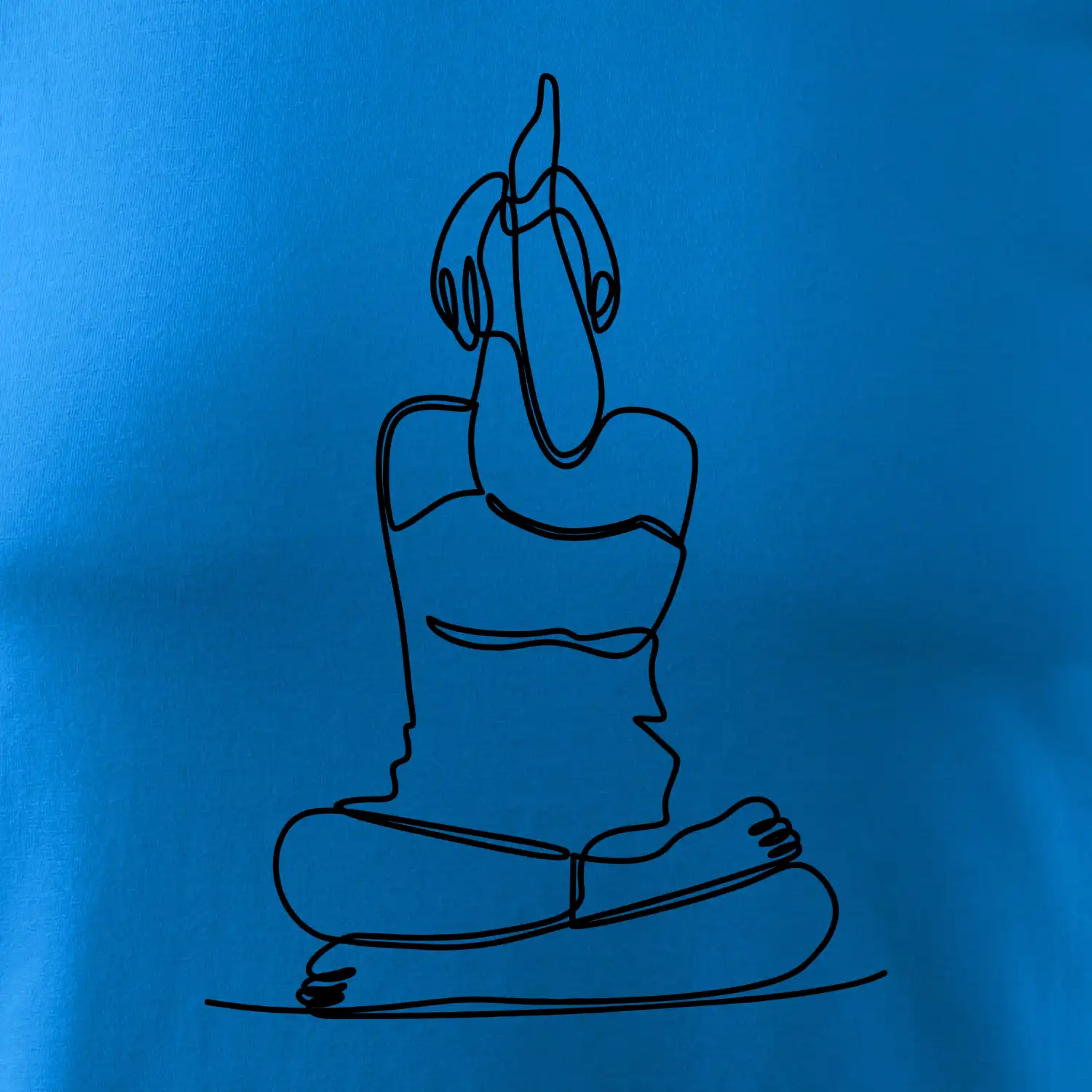 Jóga v sedu jedním tahem