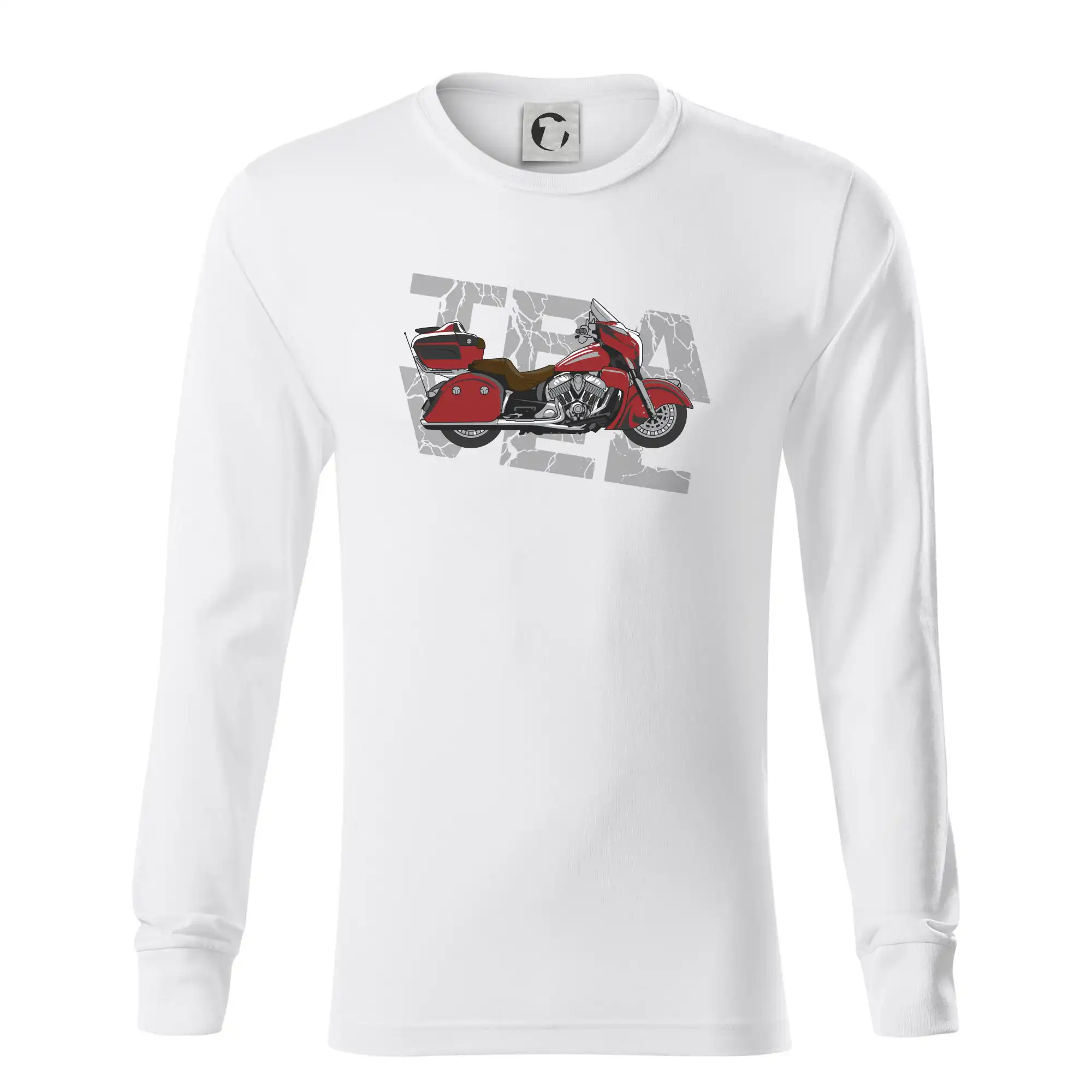 Cestovní motorka Amerika červená