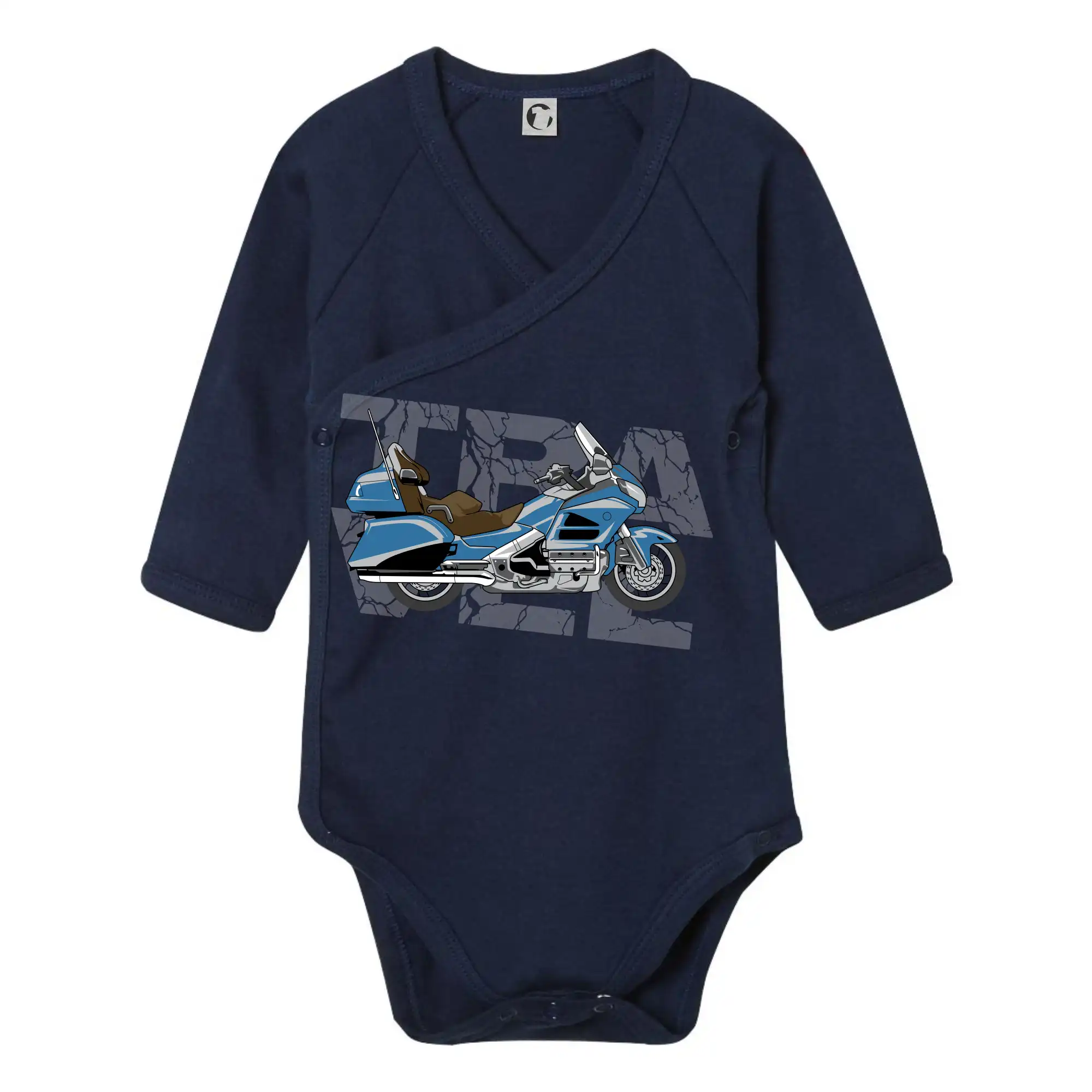 Cestovní motorka Amerika modrá