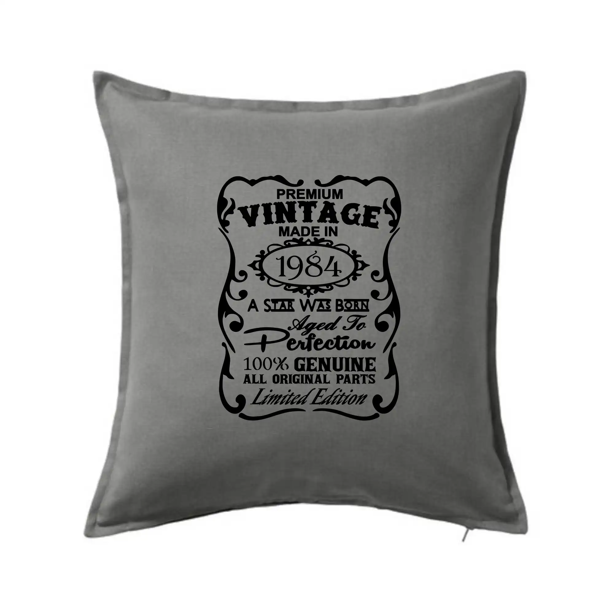 Trička s ročníkom 1984 - Vintage Etiketa - 1984 - Vankúš 50x50