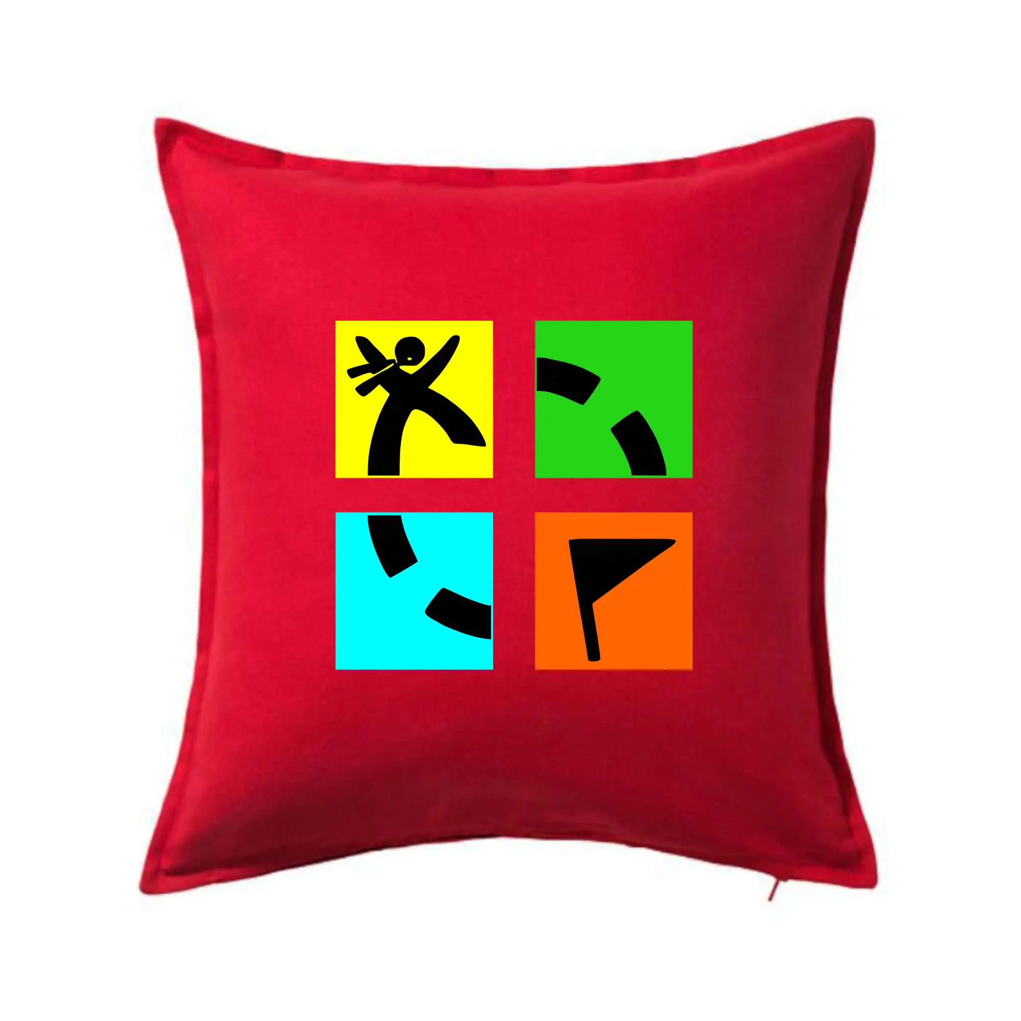 Tričká na geocaching - Geocaching logo farebné - Vankúš 50x50