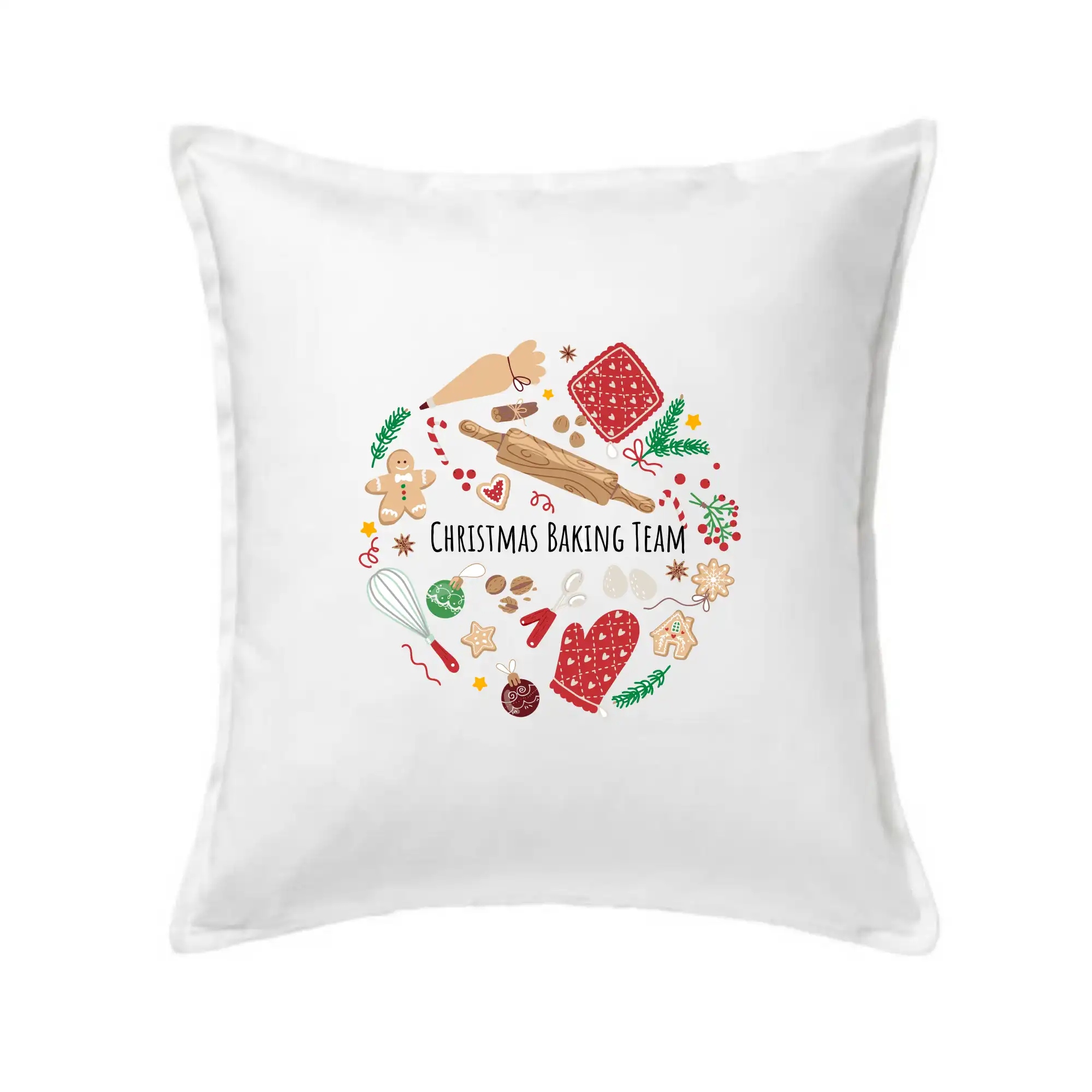 Kuchár a pekár - Christmas Baking Team - Vankúš 50x50