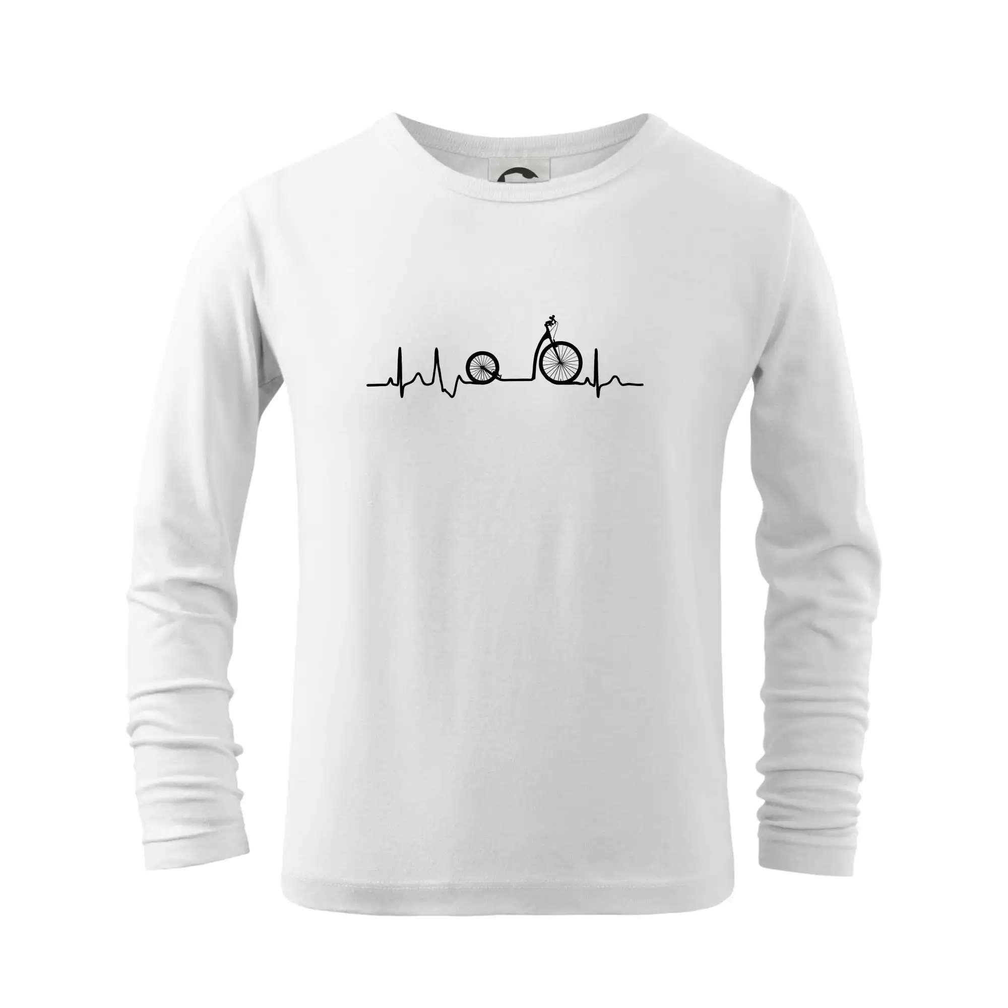Tričká na kolobežku - EKG Kolobežka veľké a malé koleso - Tričko detské Long Sleeve