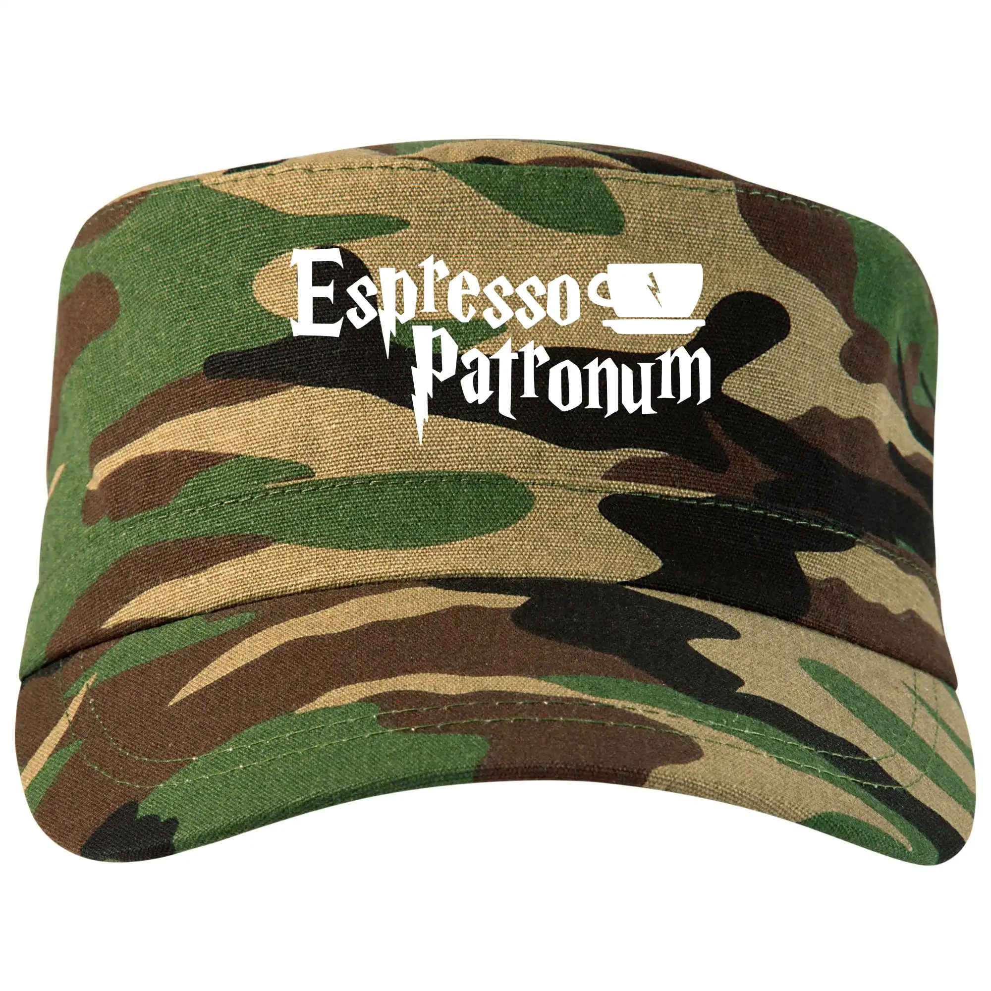 Filmové tričká - Harry - Espresso Patronum - Šiltovka CAMO